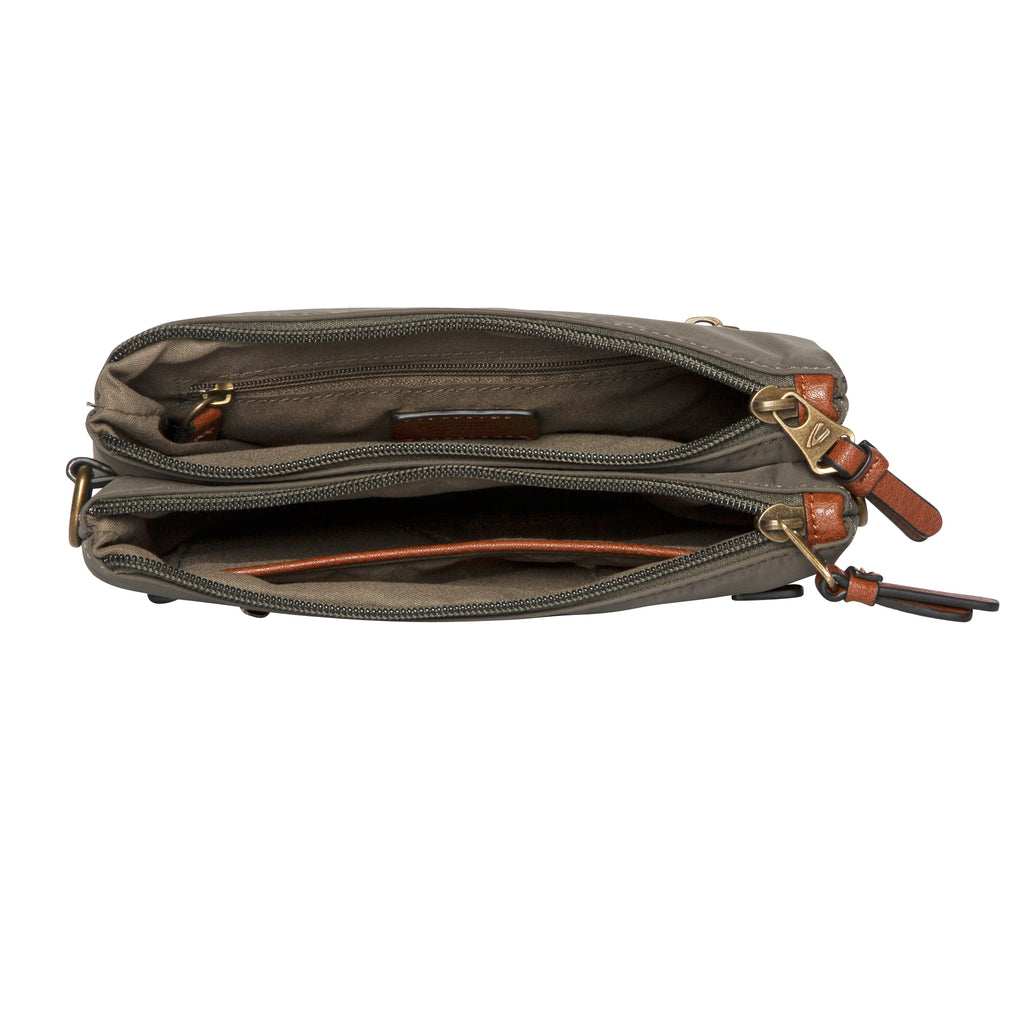 camel active Bari Umhängetasche S, Khaki – Ansicht 4