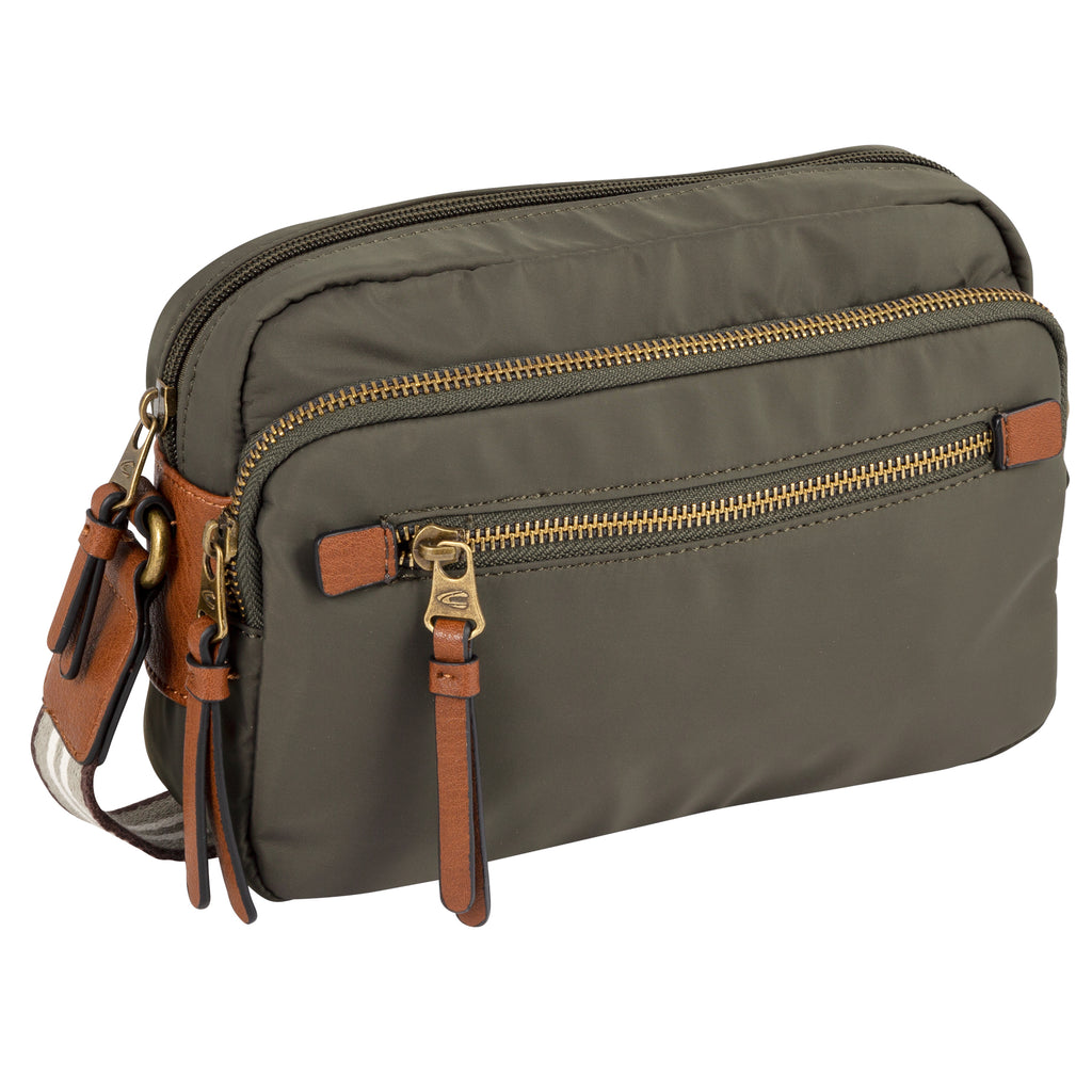 camel active Bari Umhängetasche M, Khaki – Ansicht 2