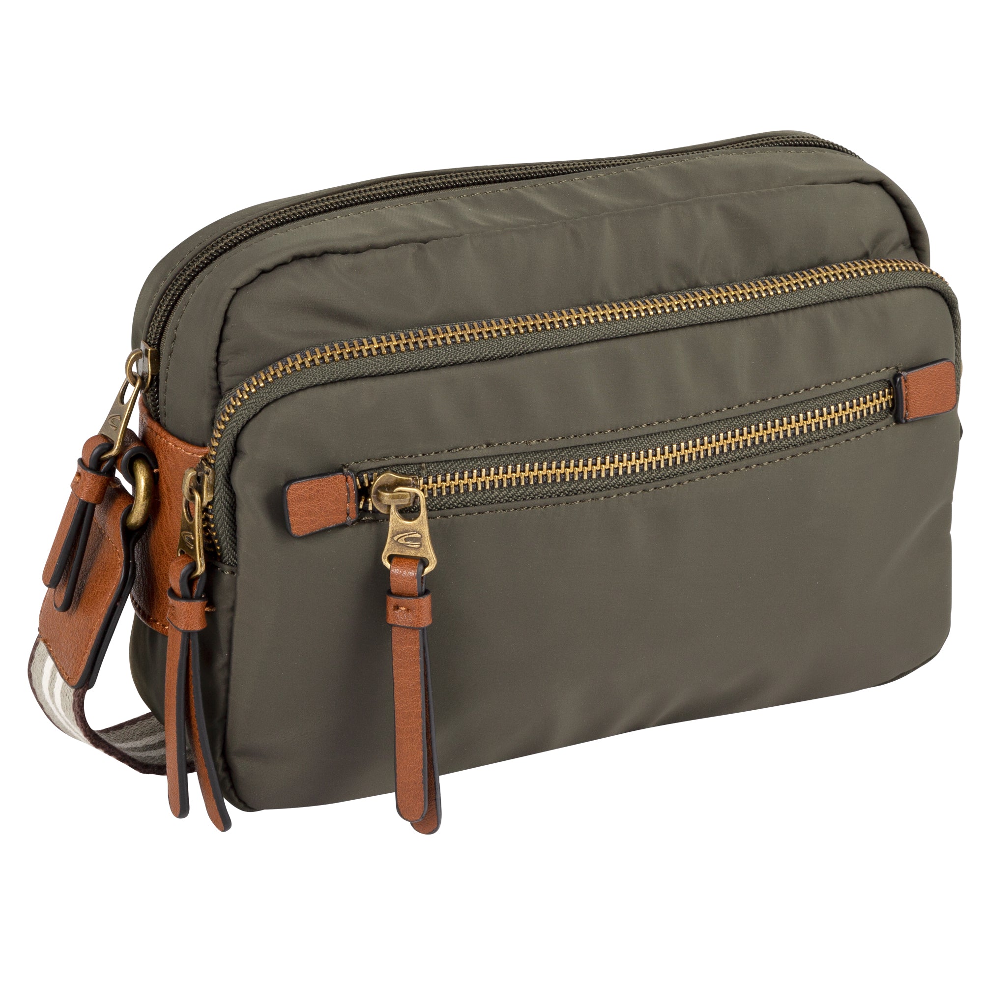camel active Bari Umhängetasche M, Khaki – Ansicht 2