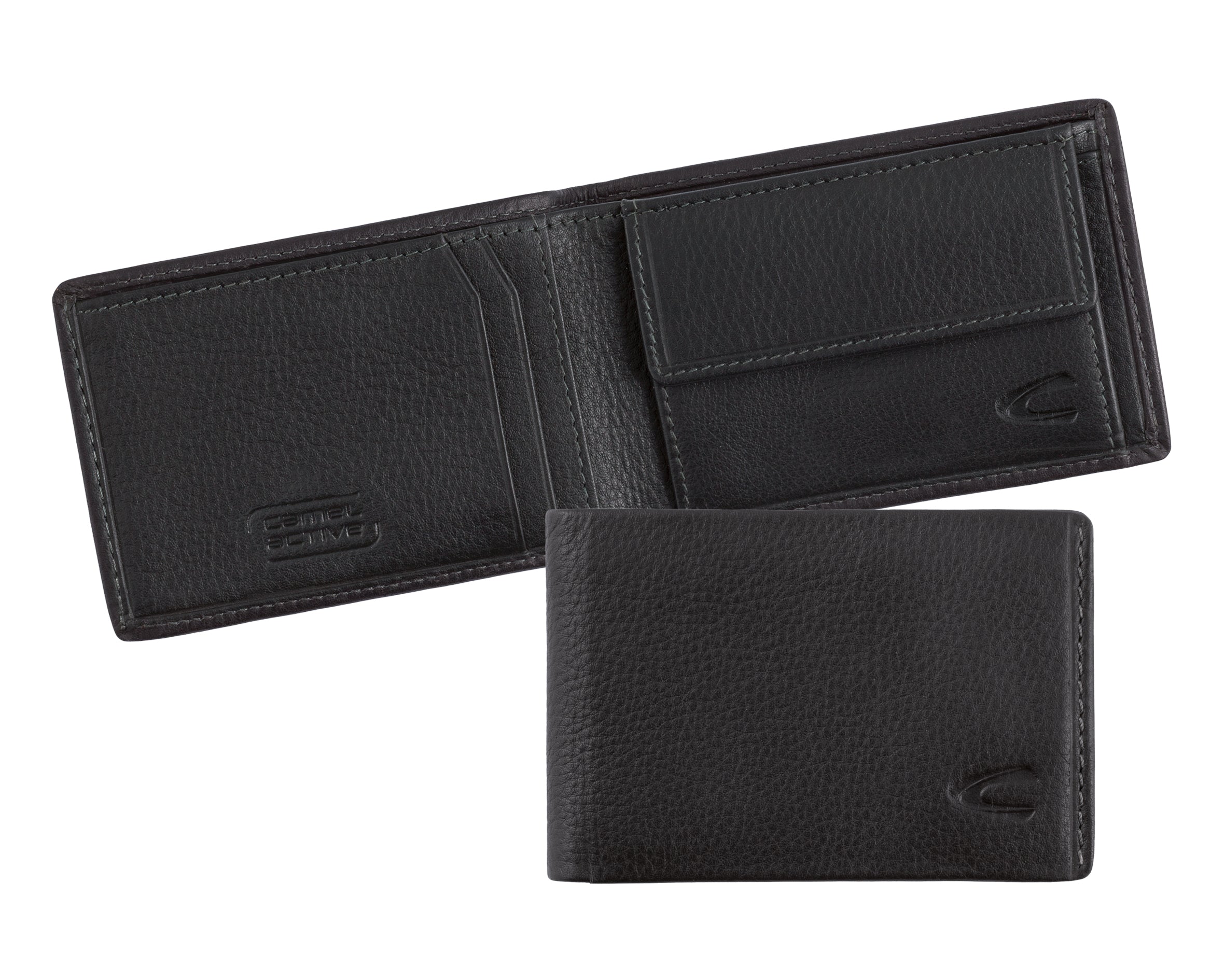camel active Atlanta Geldbörse Jeansformat, Schwarz – Ansicht 4