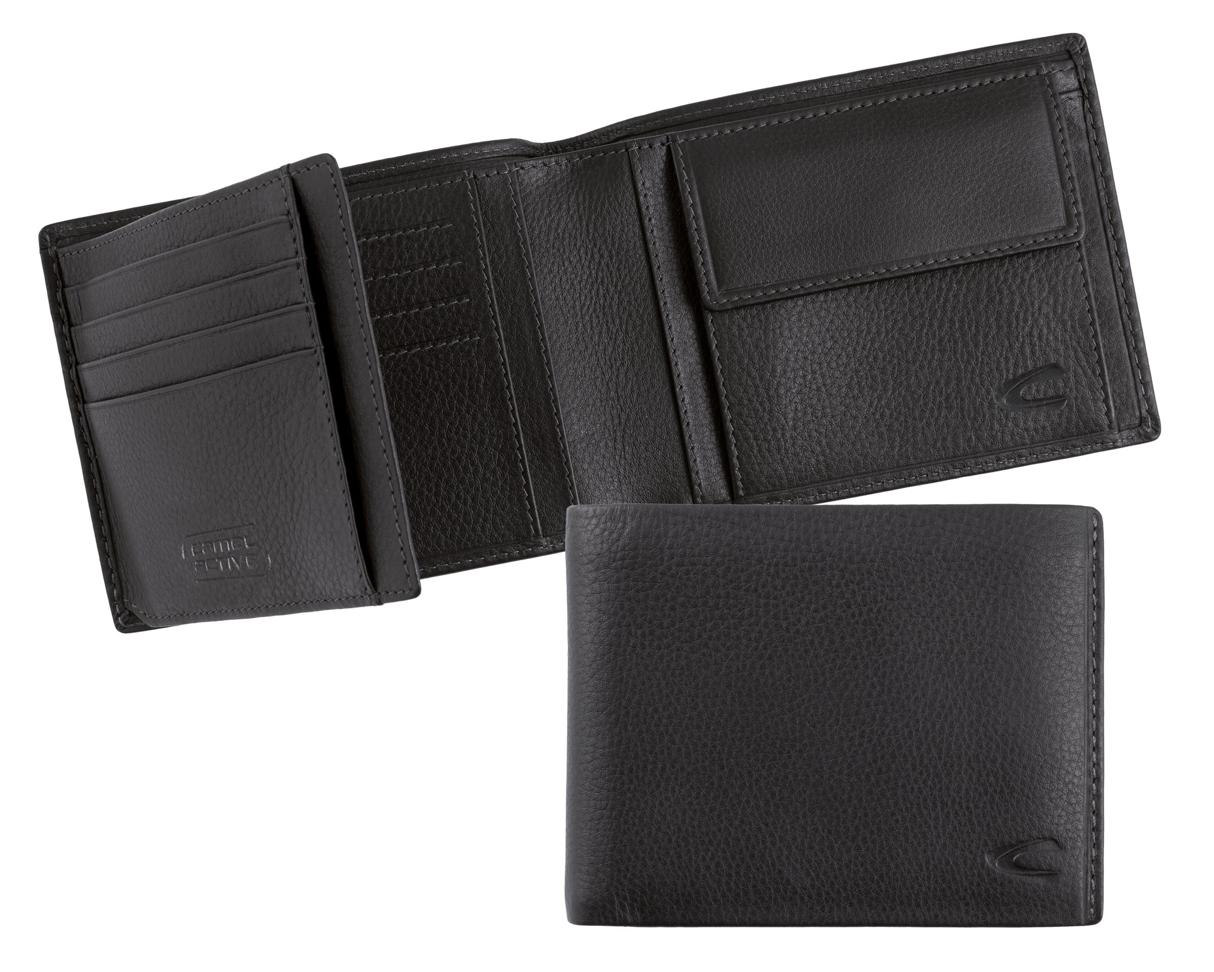 camel active Atlanta Geldbörse Querformat, Schwarz – Ansicht 4