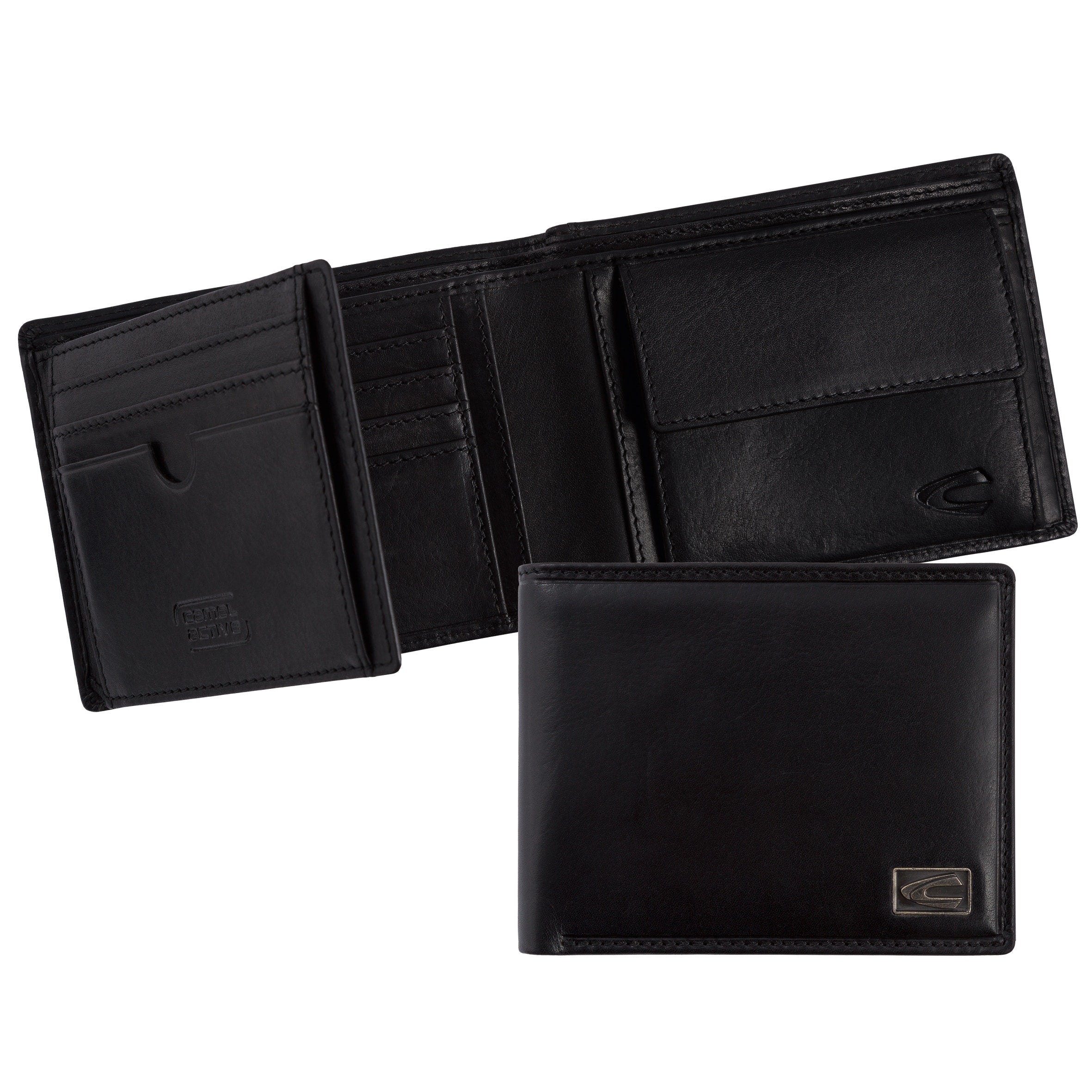 camel active Japan Geldbörse Querformat, Schwarz – Ansicht 4
