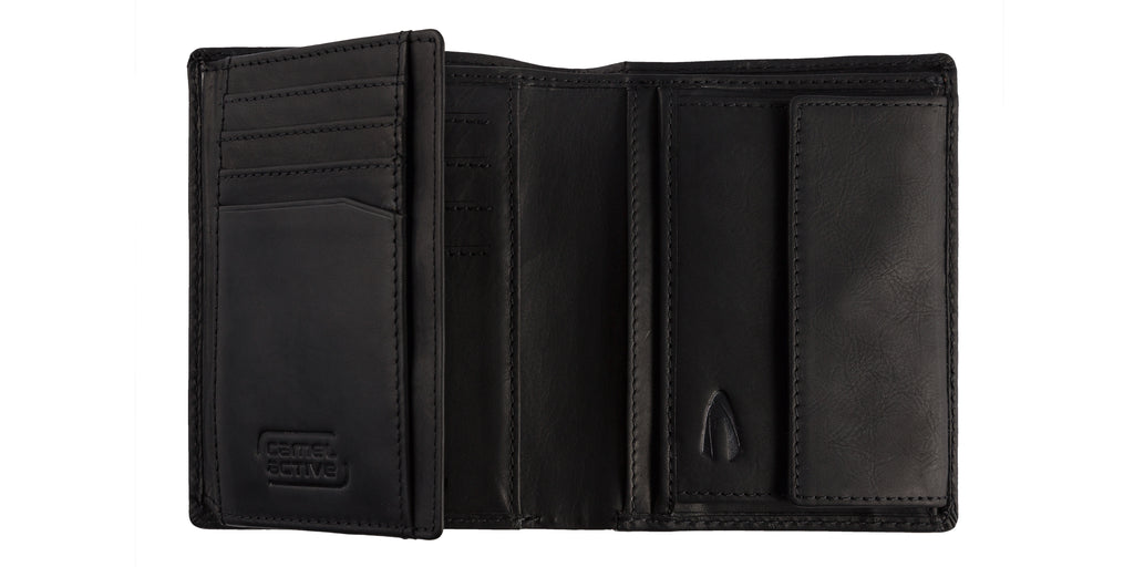 camel active Nepal Geldbörse Hochformat, Schwarz – Ansicht 3