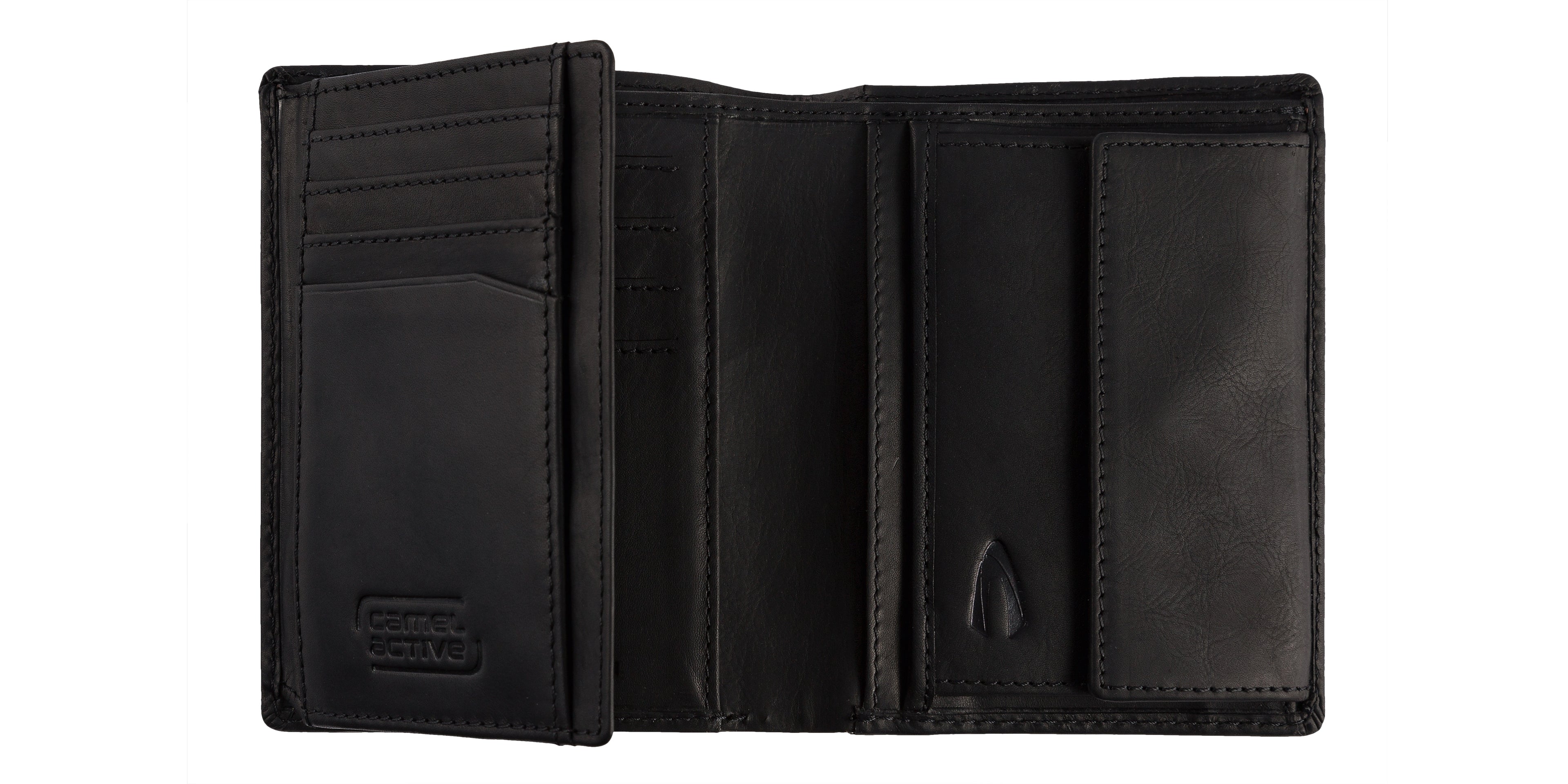 camel active Nepal Geldbörse Hochformat, Schwarz – Ansicht 3