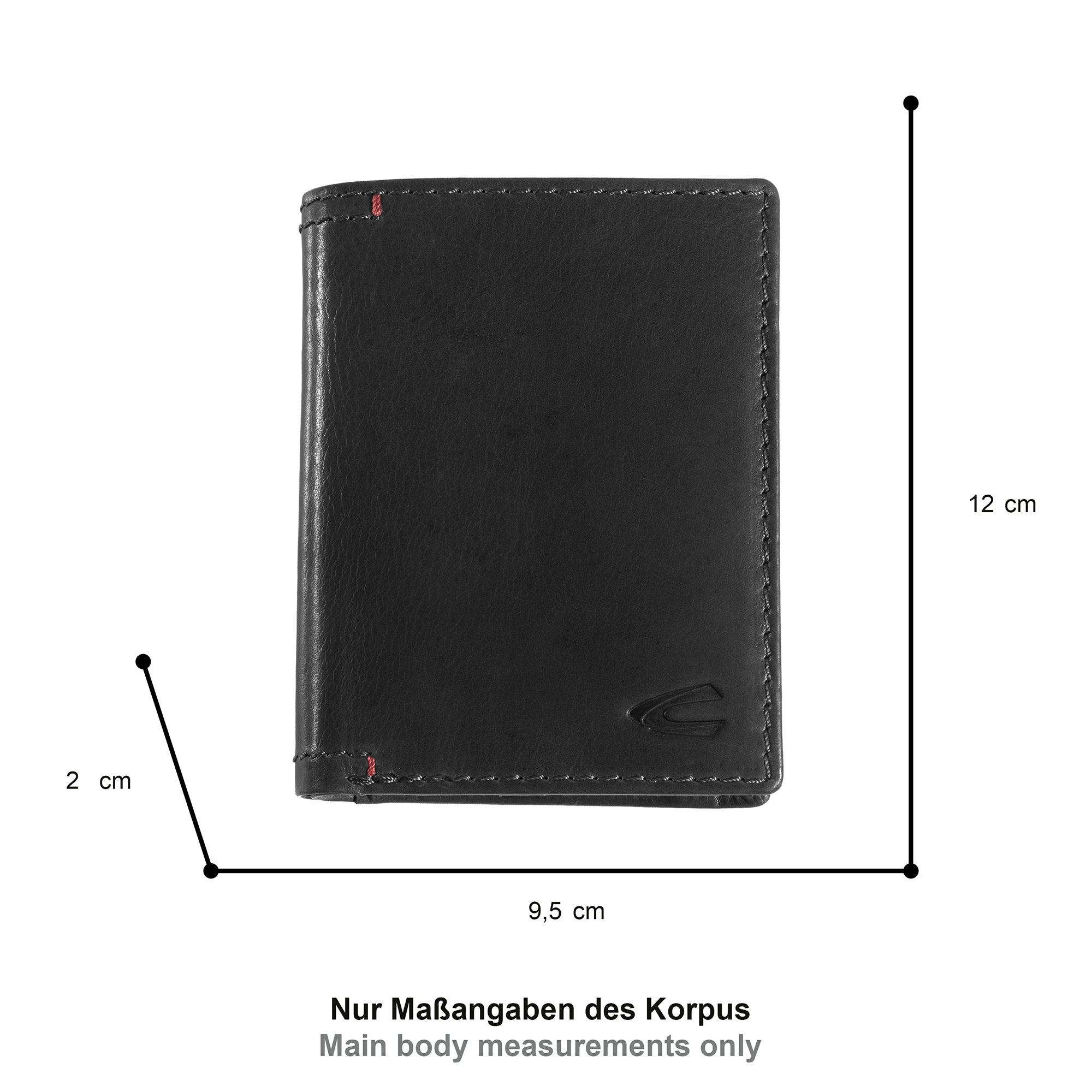 camel active Salamanca Geldbörse Hochformat, Schwarz – Ansicht 1