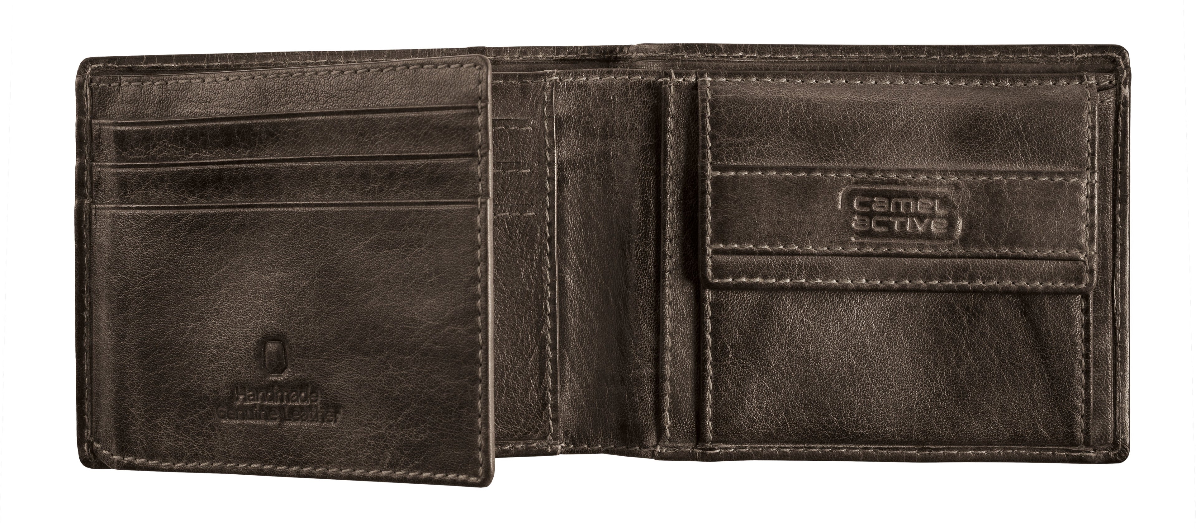 camel active Melbourne Geldbörse Jeansformat, Schwarz – Ansicht 3