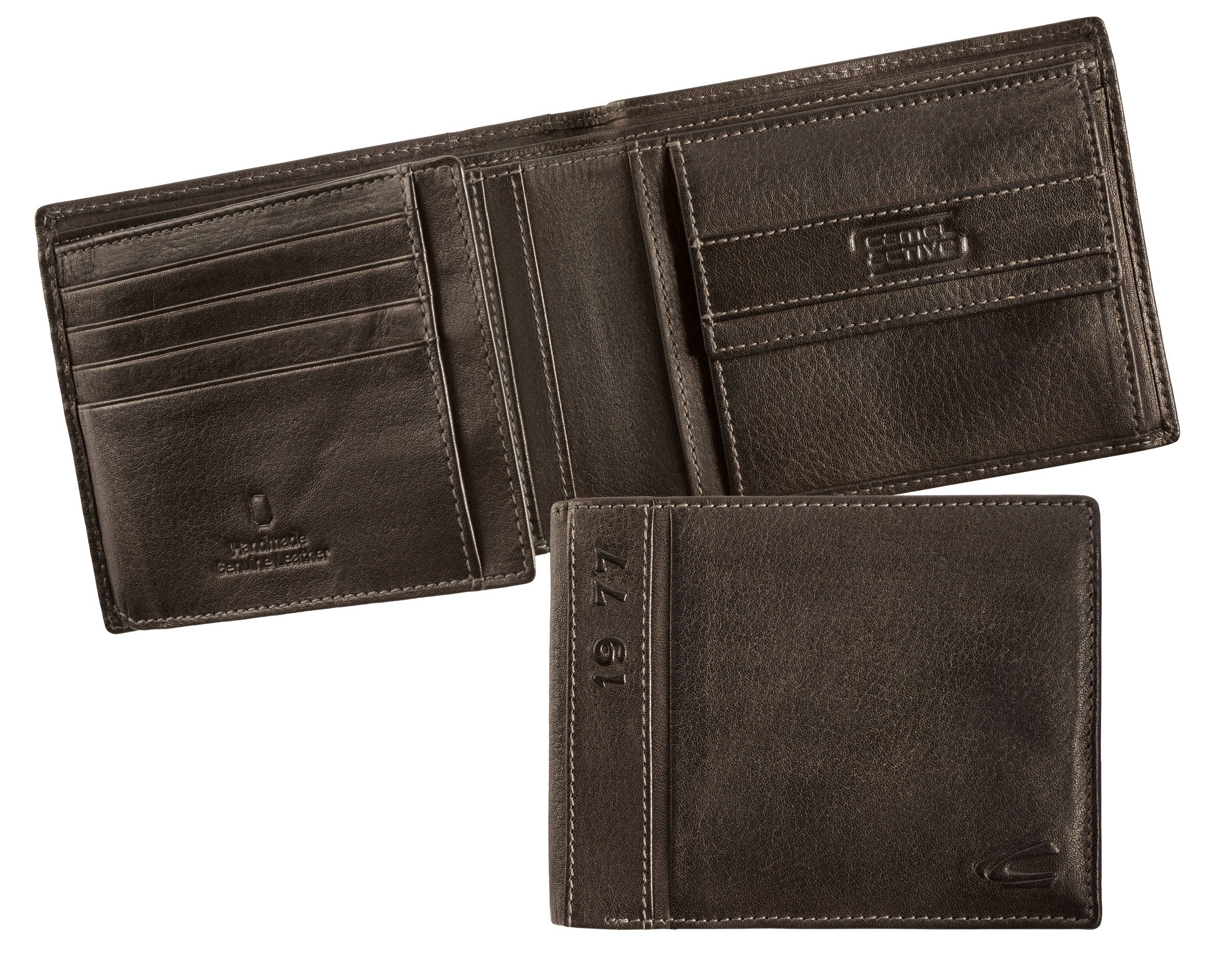 camel active Melbourne Geldbörse Querformat, Schwarz – Ansicht 4