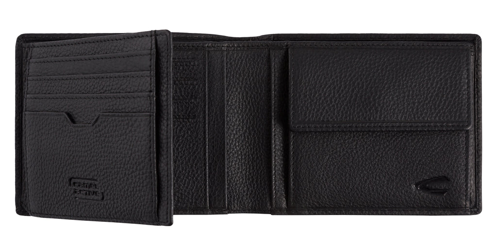 camel active Macau Geldbörse Querformat, Schwarz – Ansicht 3