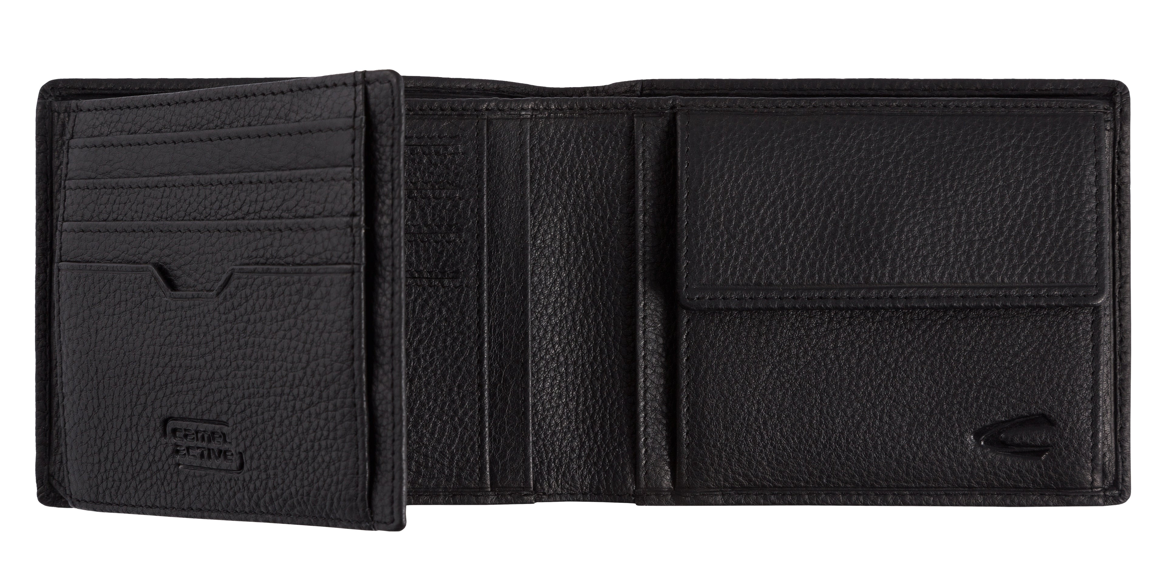 camel active Macau Geldbörse Querformat, Schwarz – Ansicht 3