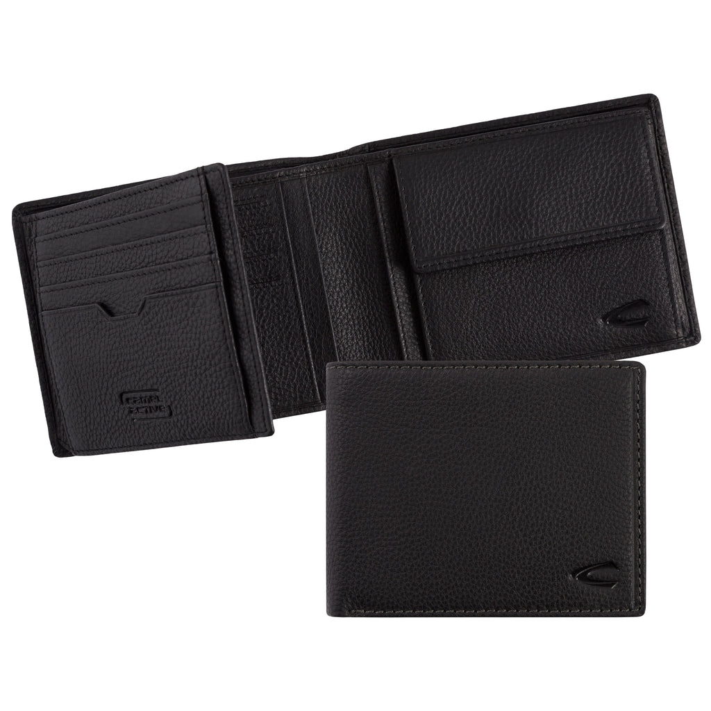 camel active Macau Geldbörse Querformat, Schwarz – Ansicht 4