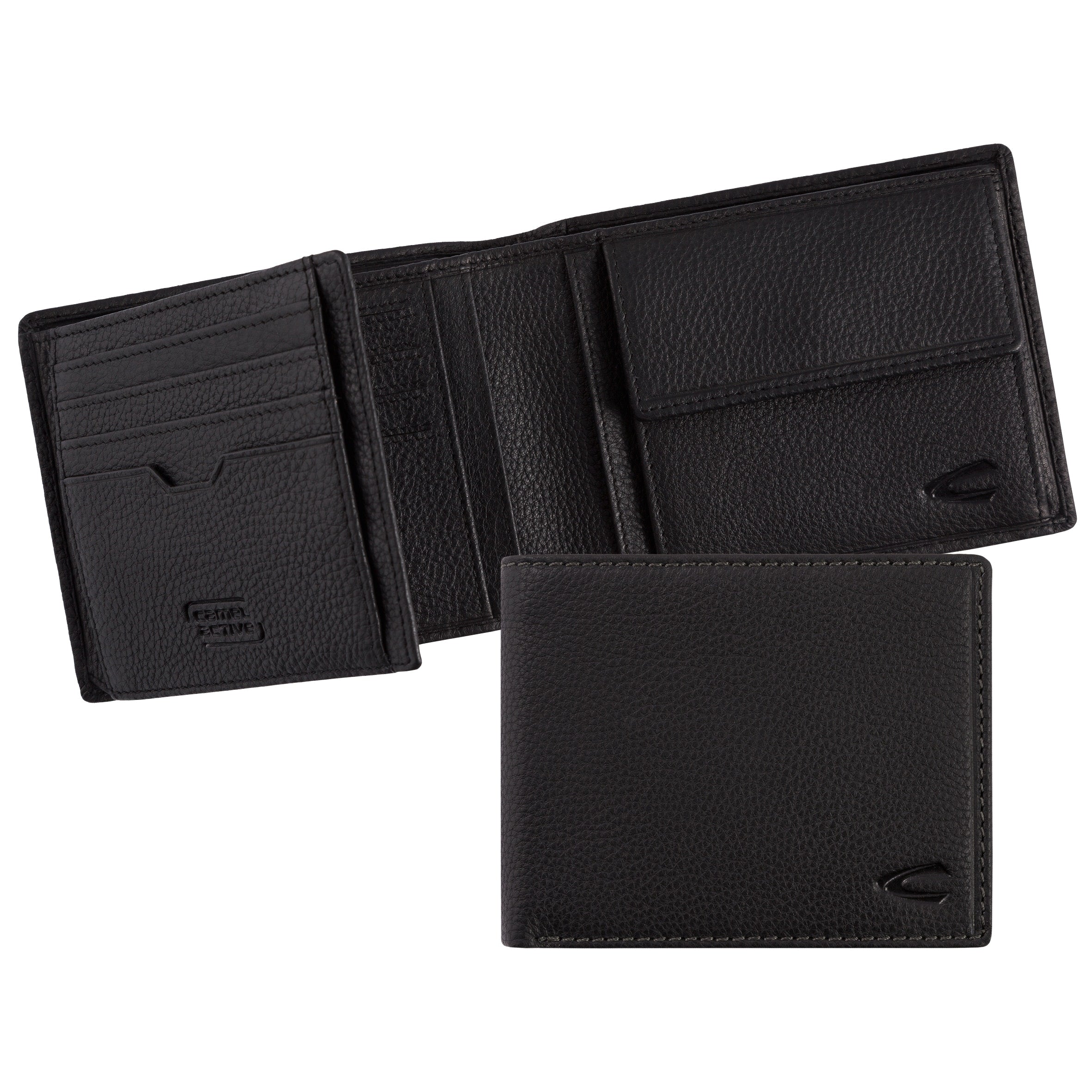 camel active Macau Geldbörse Querformat, Schwarz – Ansicht 4
