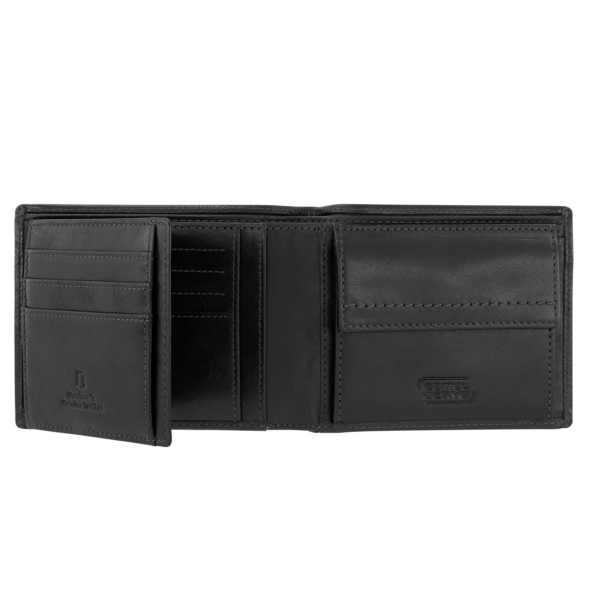 camel active Bilbao Geldbörse Querformat, Schwarz – Ansicht 3