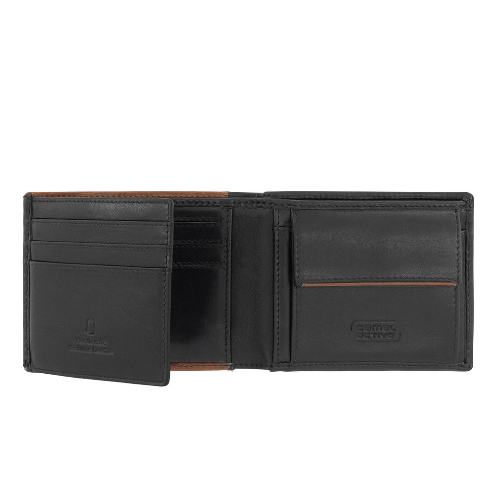 camel active Cruise Geldbörse Jeansformat, Schwarz – Ansicht 3