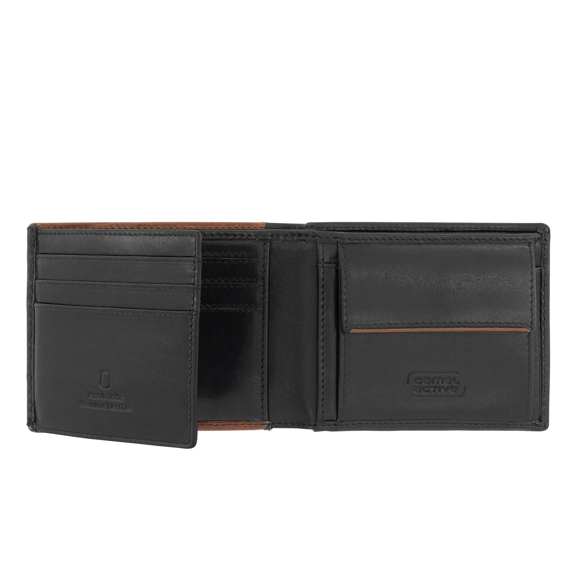 camel active Cruise Geldbörse Jeansformat, Schwarz – Ansicht 3
