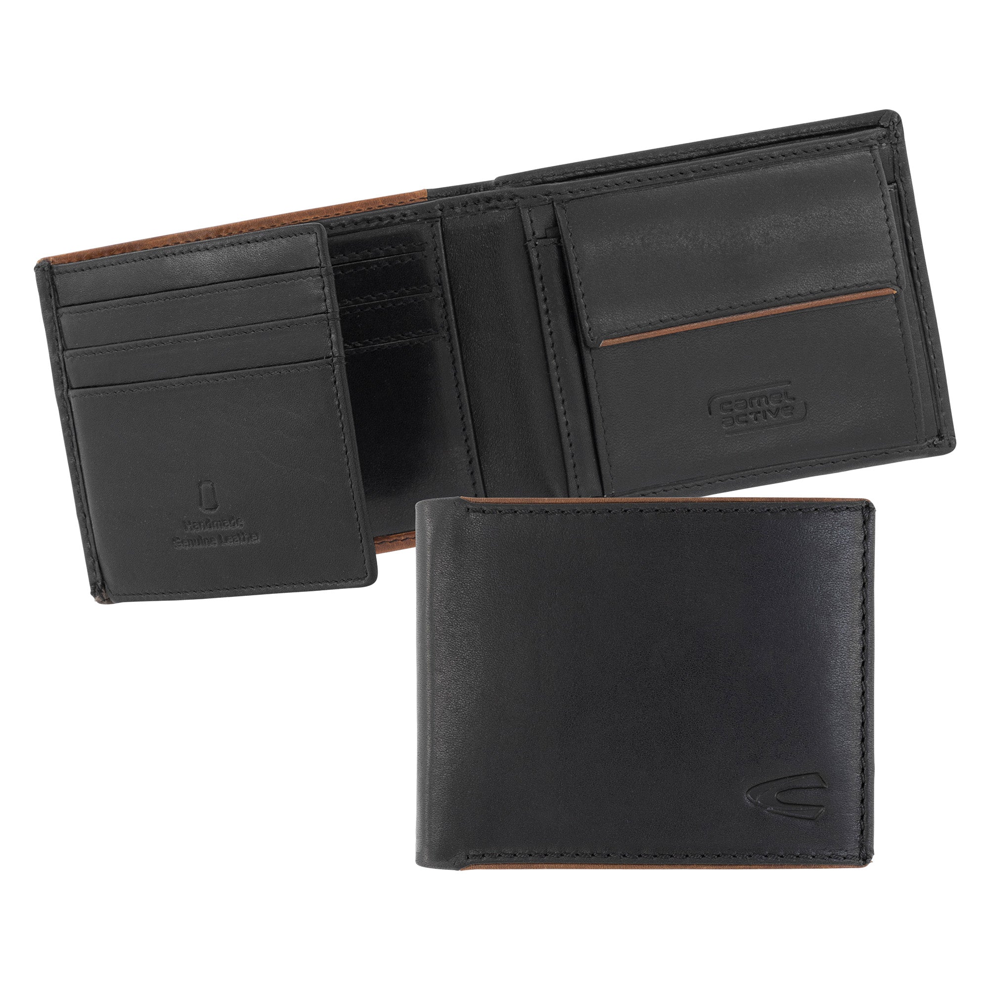 camel active Cruise Geldbörse Jeansformat, Schwarz – Ansicht 4