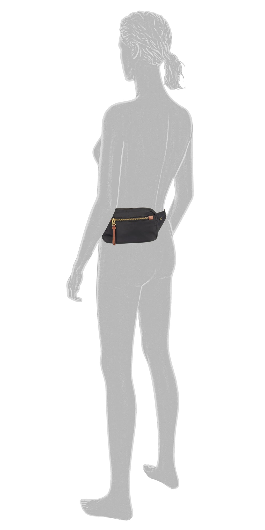 camel active Bari Gürteltasche, Schwarz – Ansicht 5