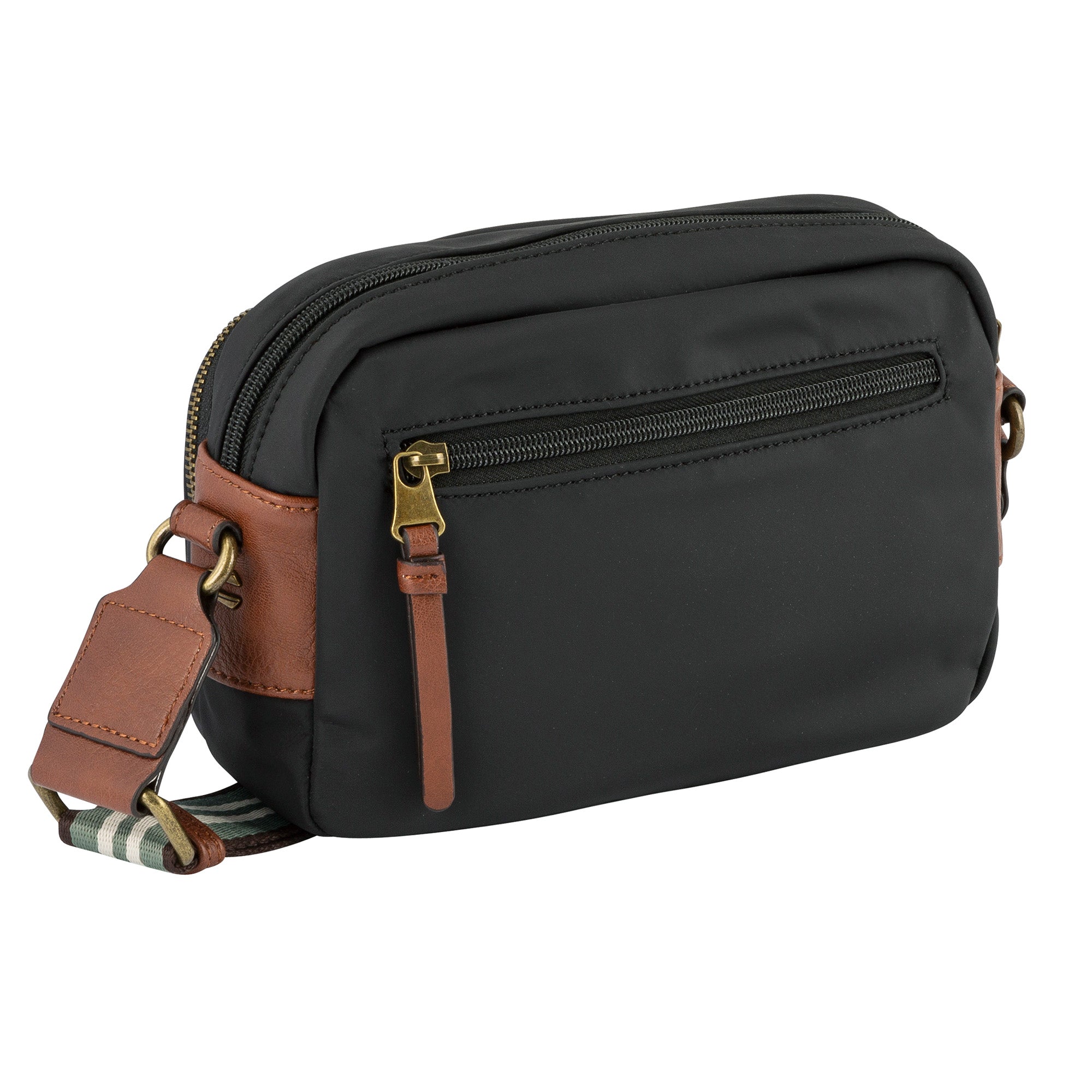 camel active Bari Umhängetasche M, Schwarz – Ansicht 3