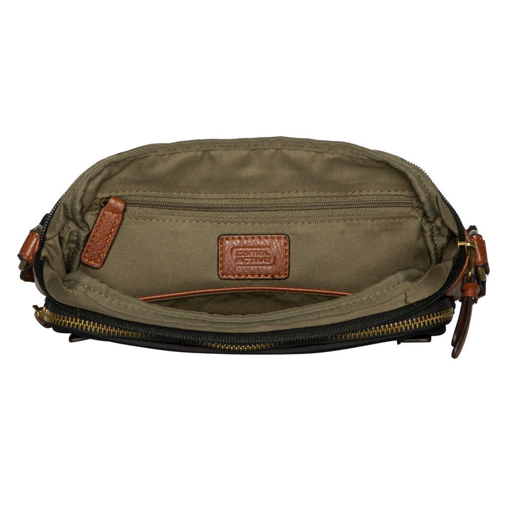 camel active Bari Umhängetasche M, Schwarz – Ansicht 4