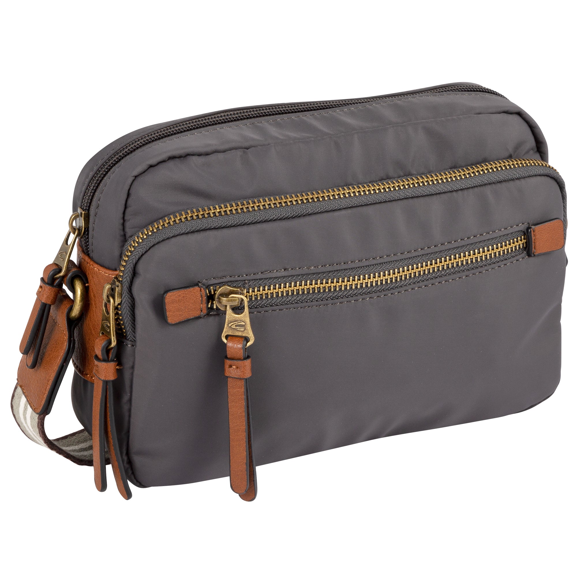 camel active Bari Umhängetasche M, Dunkelgrau – Ansicht 2