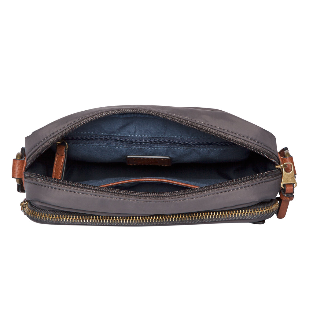 camel active Bari Umhängetasche M, Dunkelgrau – Ansicht 4