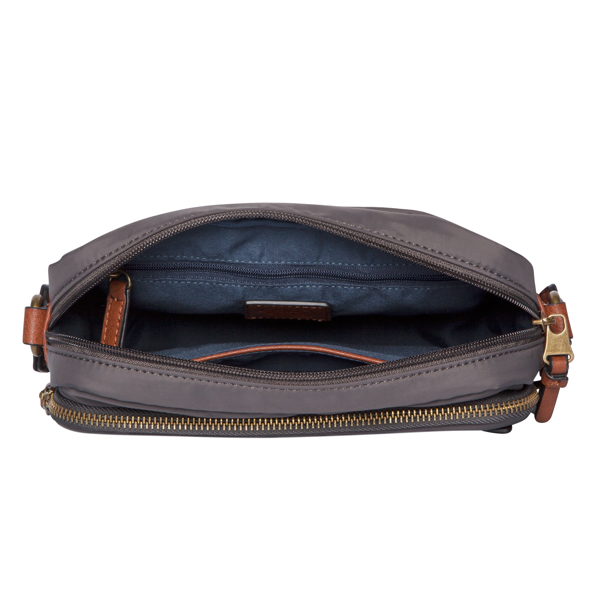 camel active Bari Umhängetasche M, Dunkelgrau – Ansicht 4