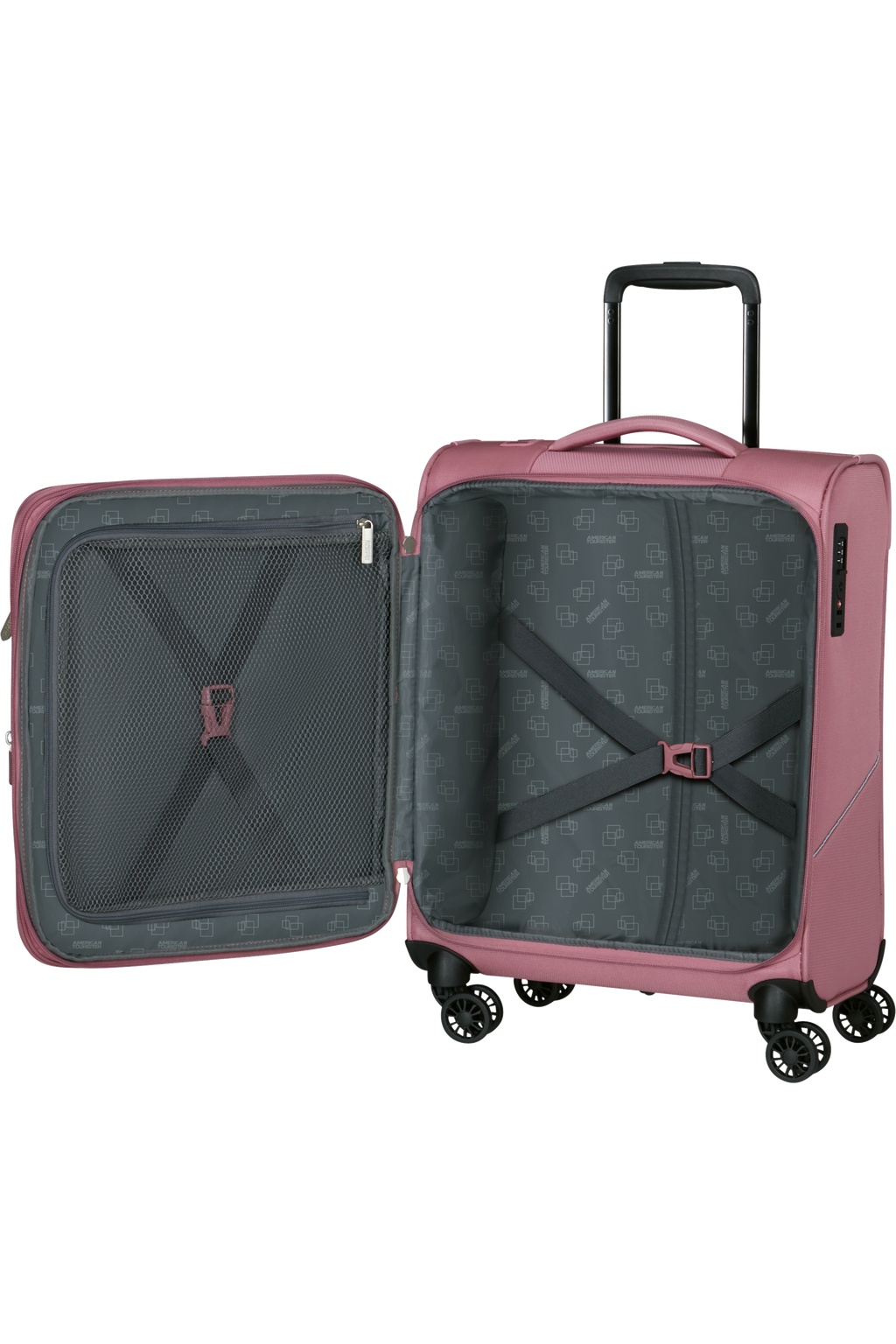 American Tourister SUMMERRIDE Trolley S, Lilas Pink – Produktansicht 3