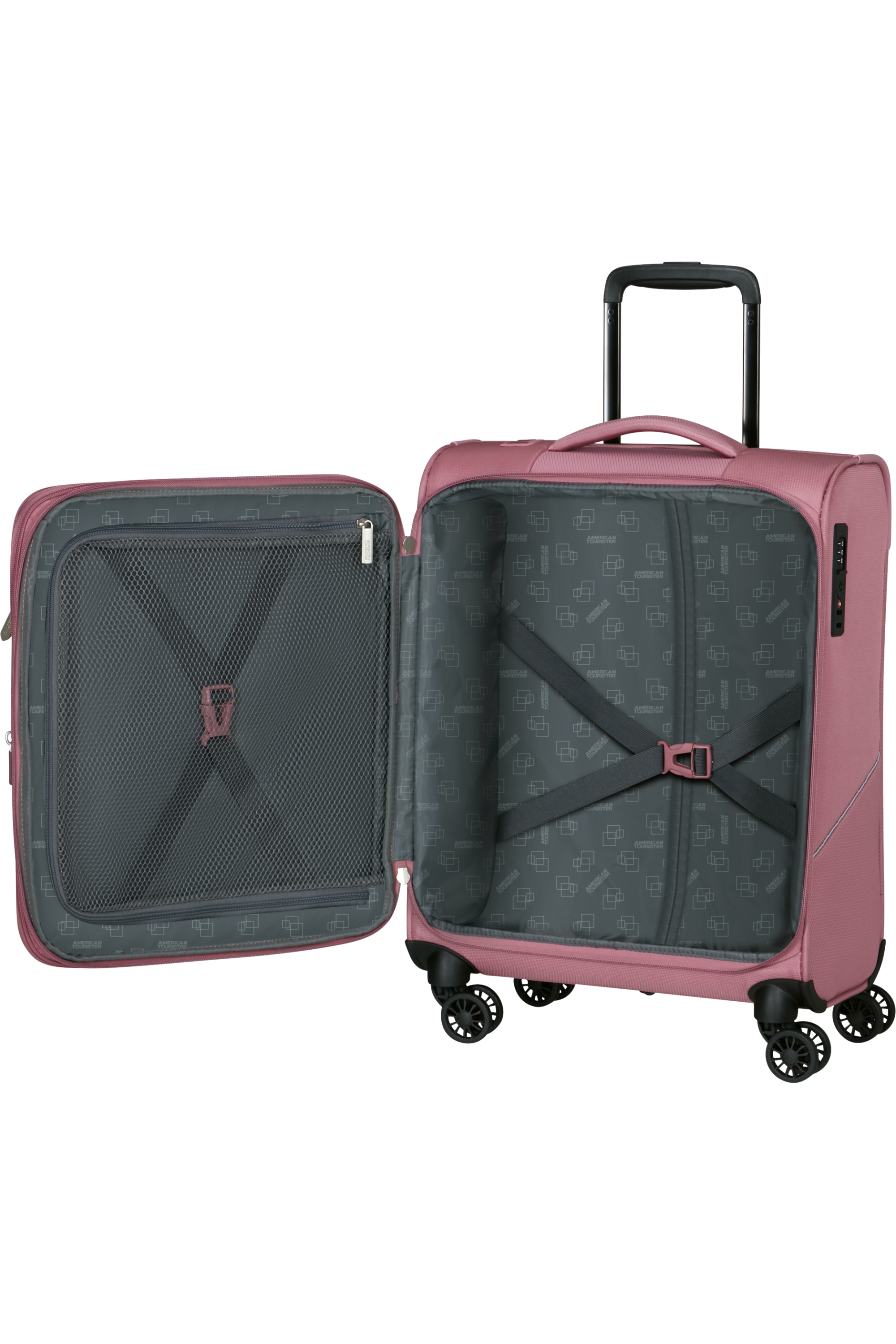 American Tourister SUMMERRIDE Trolley S, Lilas Pink – Produktansicht 3