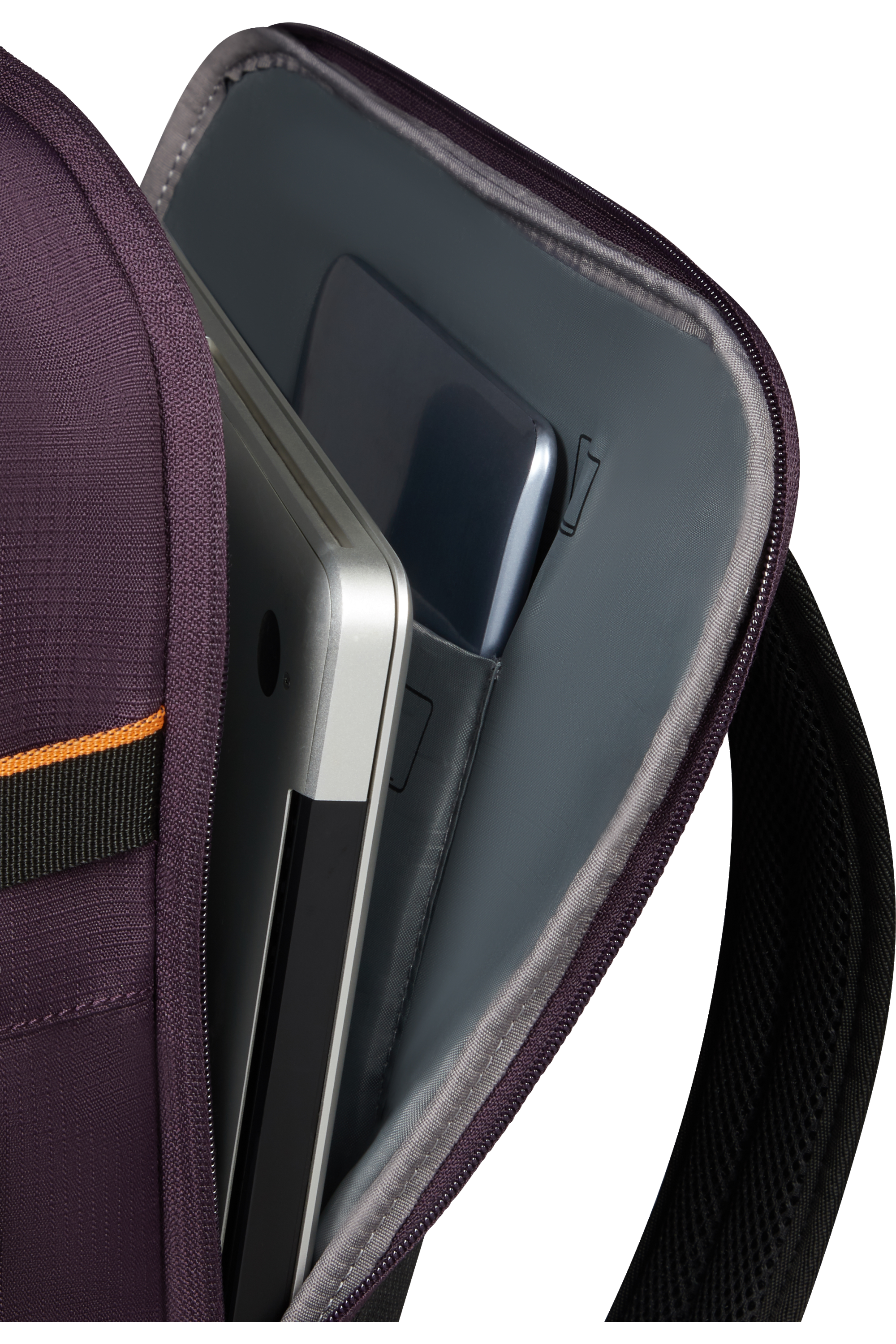 American Tourister TAKE2CABIN Rucksack M, Dark Plum – Produktansicht 6