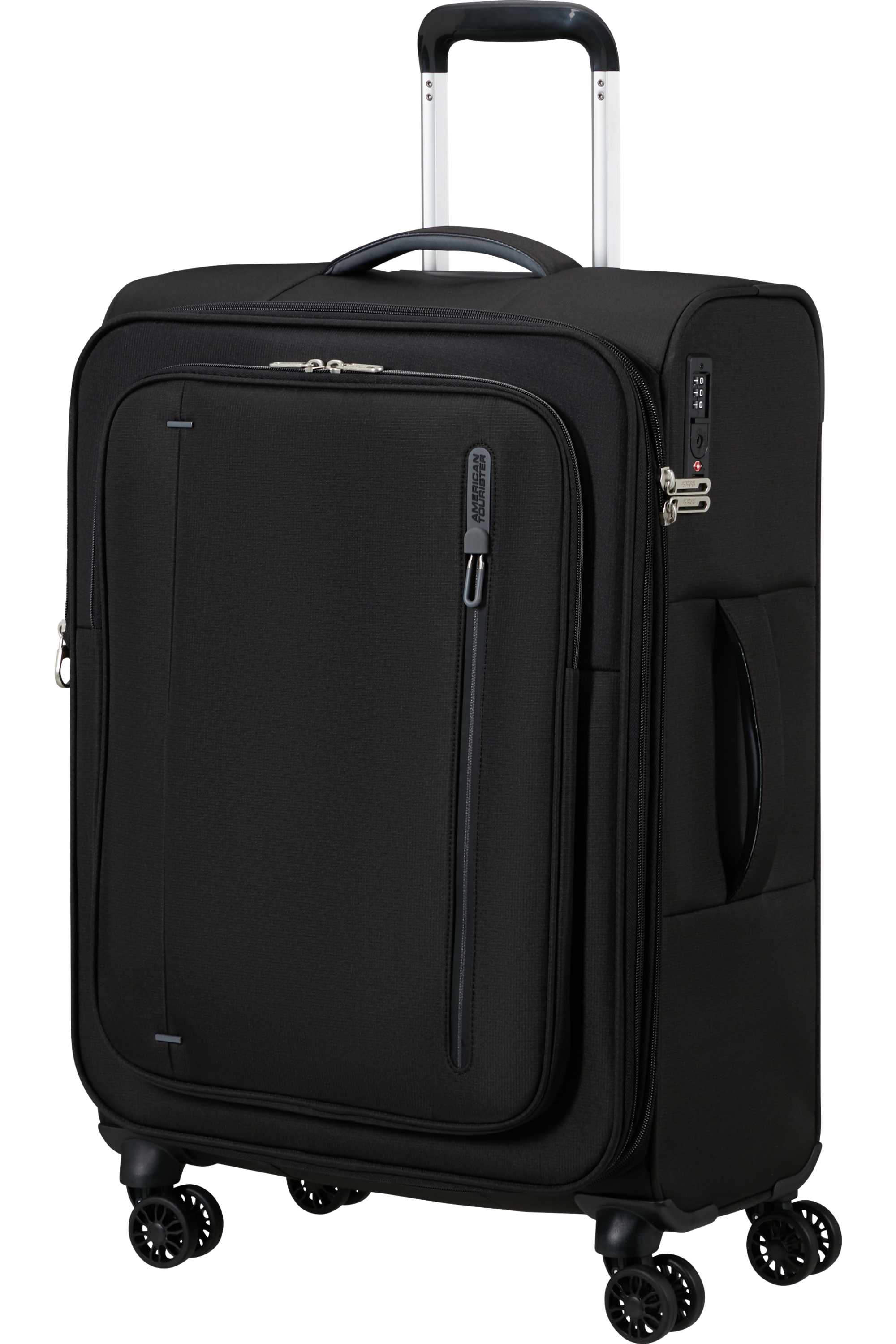 American Tourister CLOUDRIDER Trolley M, Jet Black – Produktansicht 2