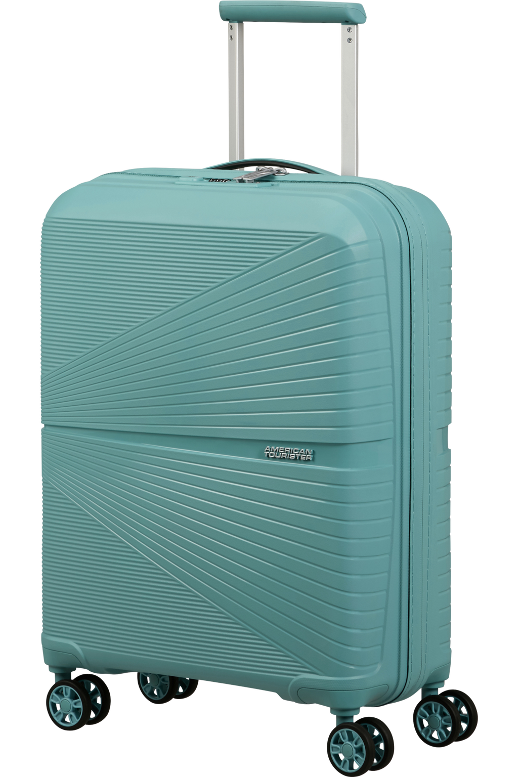 American Tourister AIRCONIC 4w Trolley S, Dusty Turquoise – Produktansicht 2