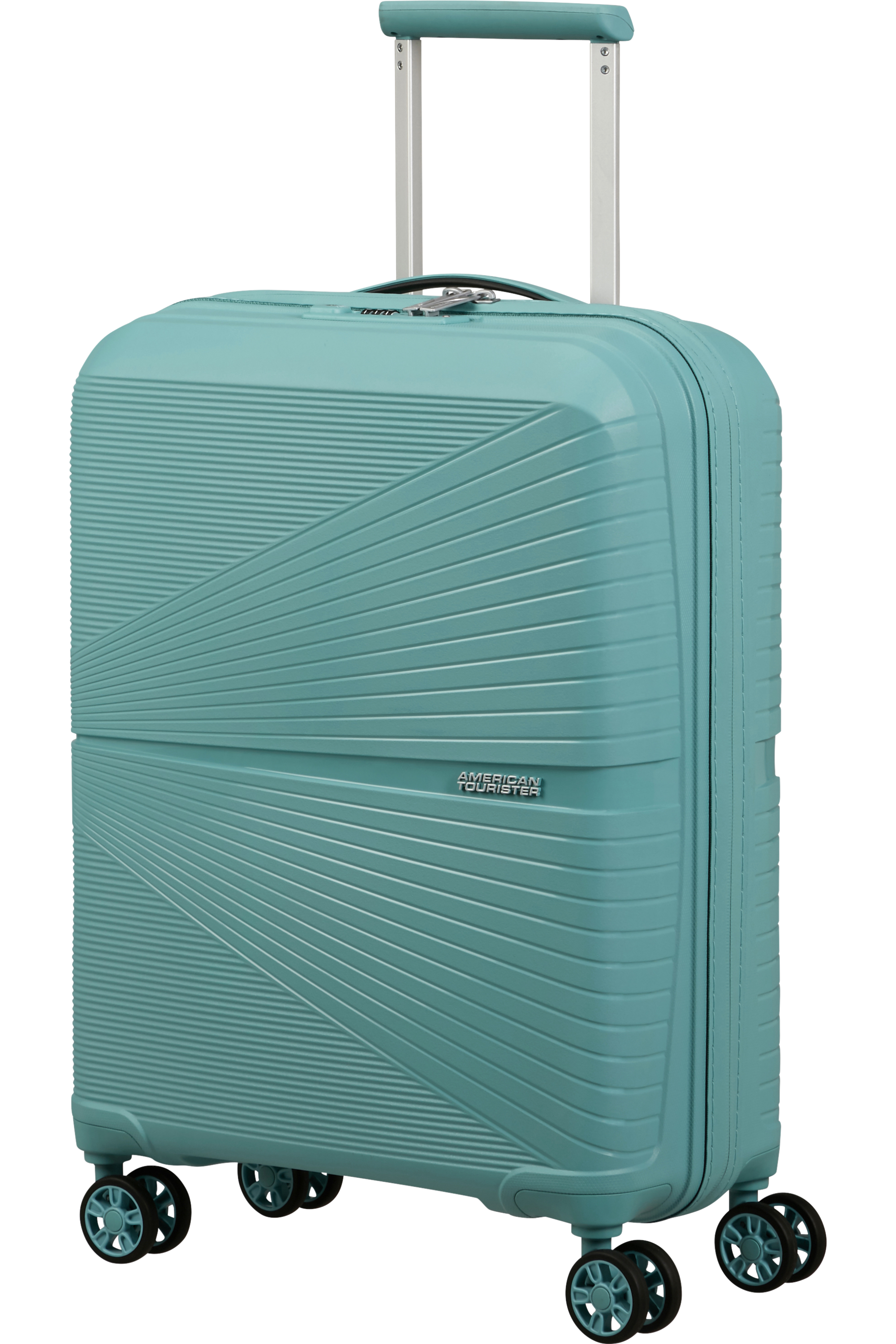 American Tourister AIRCONIC 4w Trolley S, Dusty Turquoise – Produktansicht 2