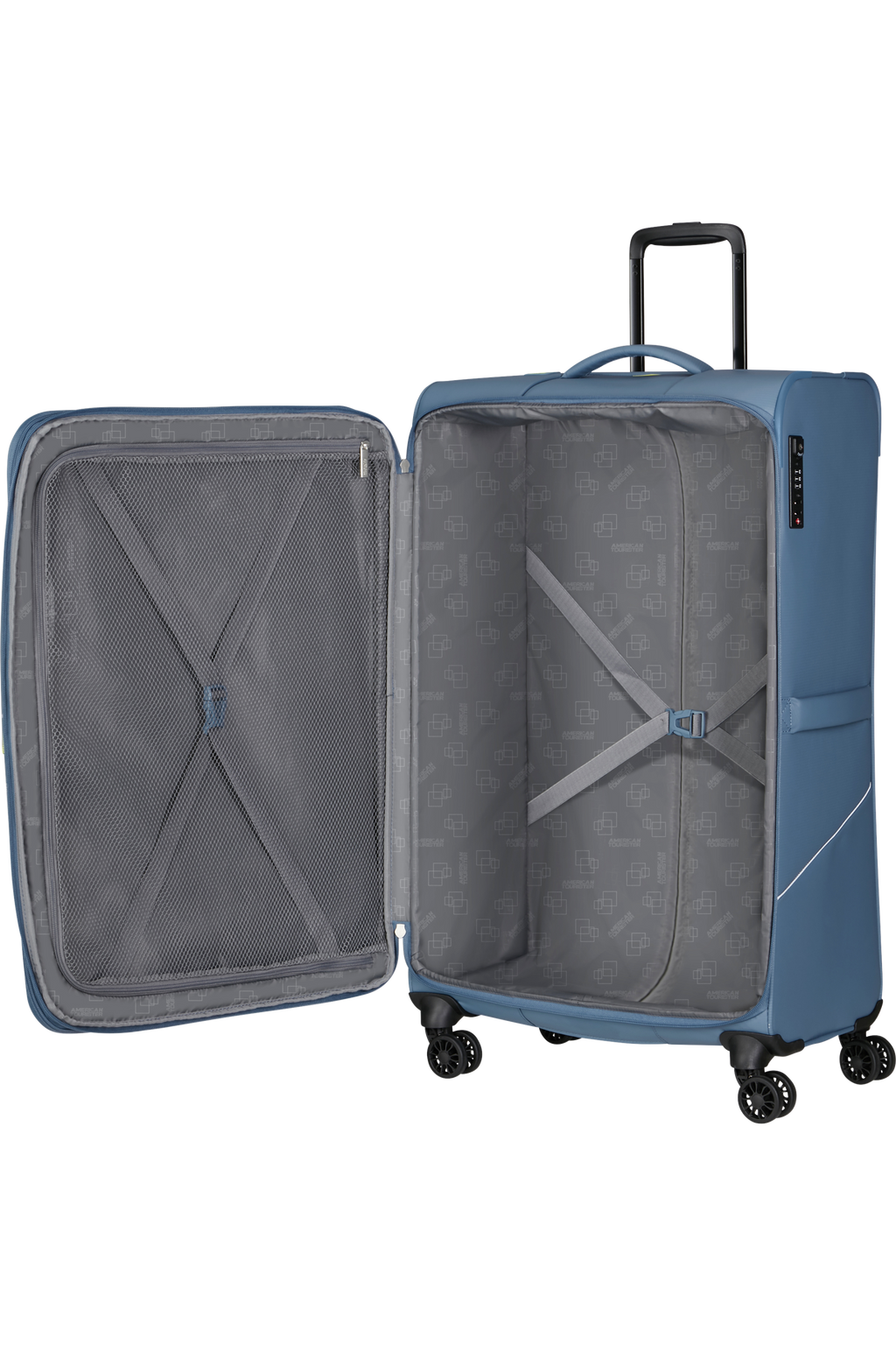 American Tourister SUMMERRIDE Trolley XL, Coronet Blue – Produktansicht 3