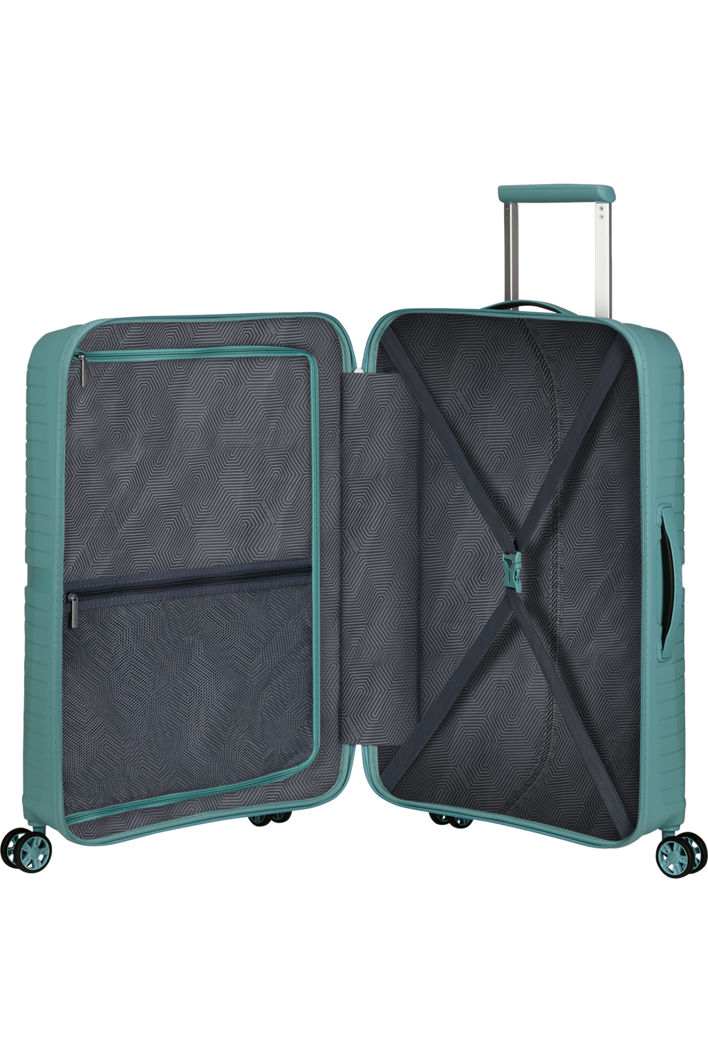 American Tourister AIRCONIC 4w Trolley M, Dusty Turquoise – Produktansicht 3