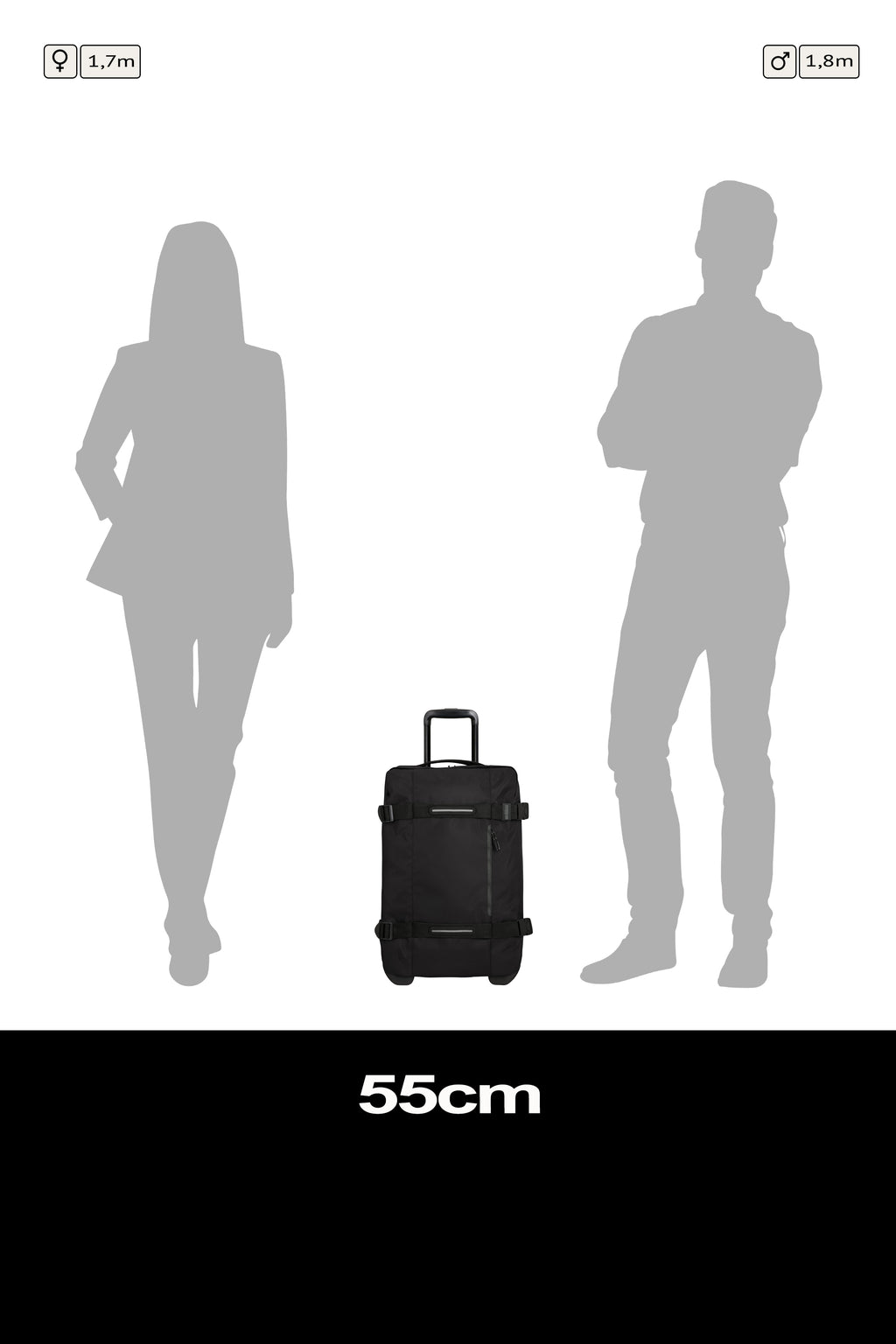 American Tourister Urban Track Duffle/WH S Asphalt Black · Bild 2