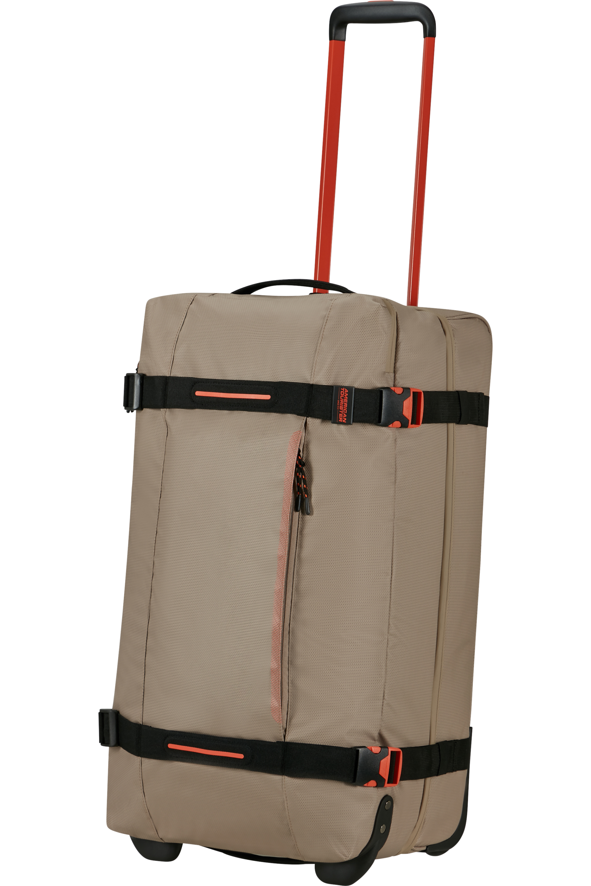American Tourister URBAN TRACK Rollenreisetasche, Beige/Orange – Produktansicht 6