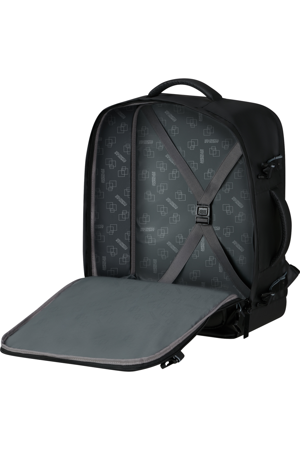 American Tourister TAKE2CABIN PRIME Rucksack M, Schwarz – Produktansicht 4