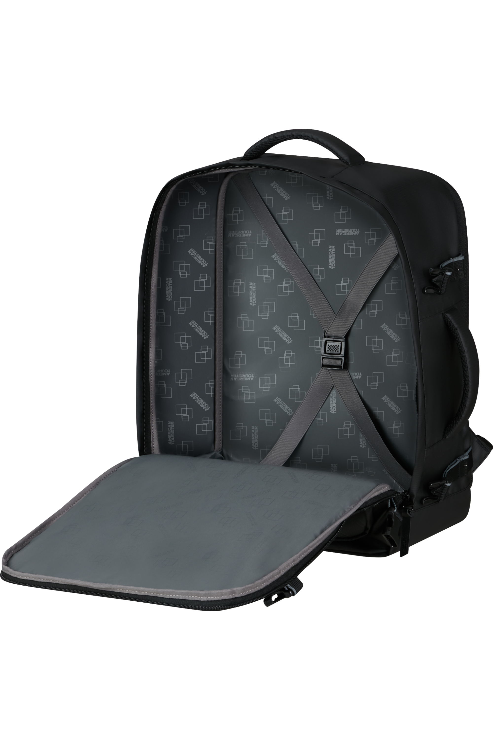 American Tourister TAKE2CABIN PRIME Rucksack M, Schwarz – Produktansicht 4