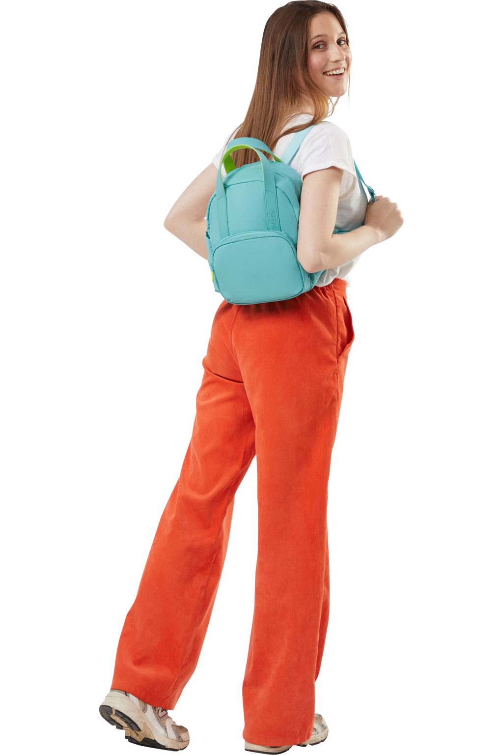 American Tourister PUFFYPOP Rucksack S, Dusty Turquoise – Produktansicht 2