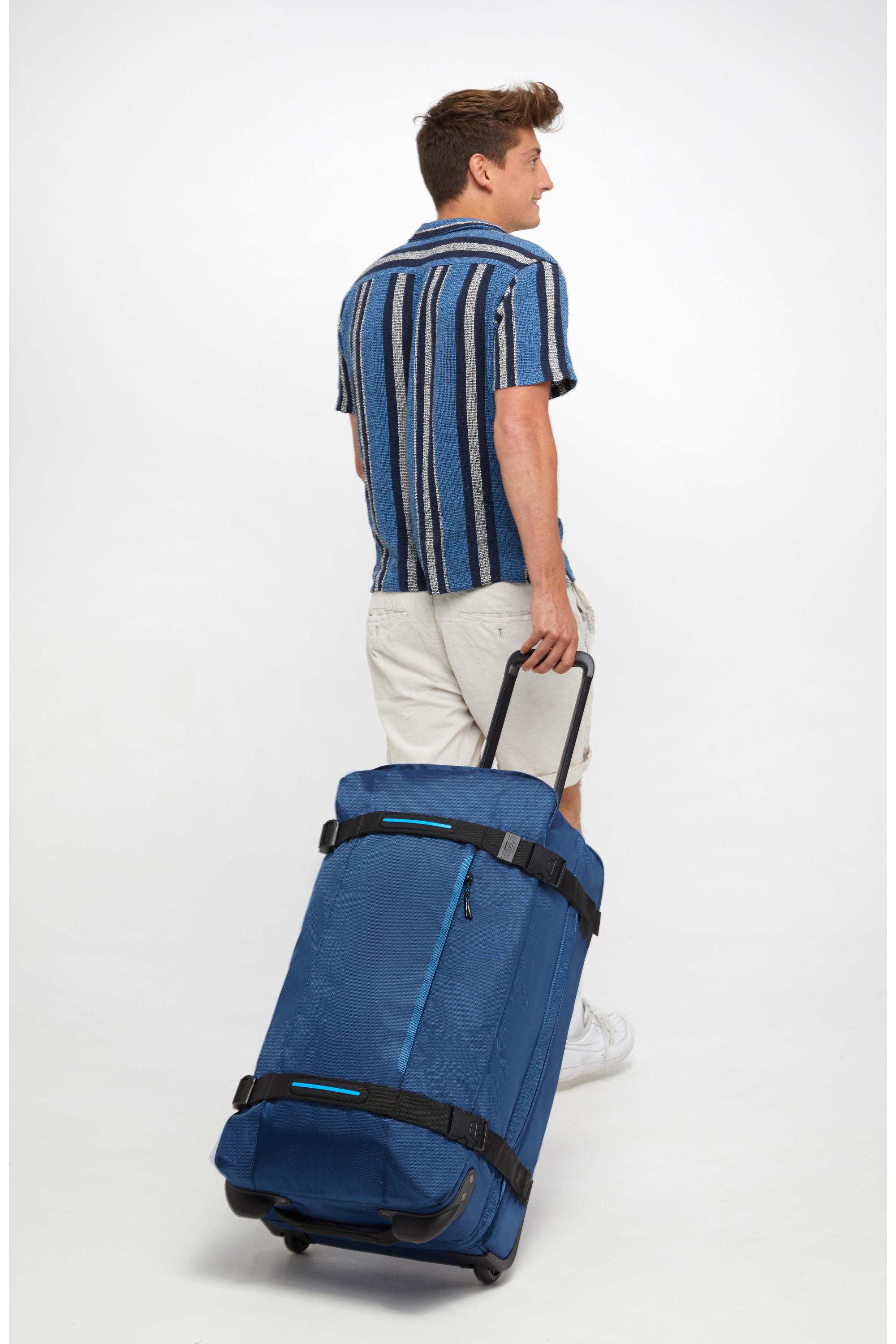 American Tourister URBAN TRACK Rollenreisetasche M, Combat Navy – Produktansicht 4