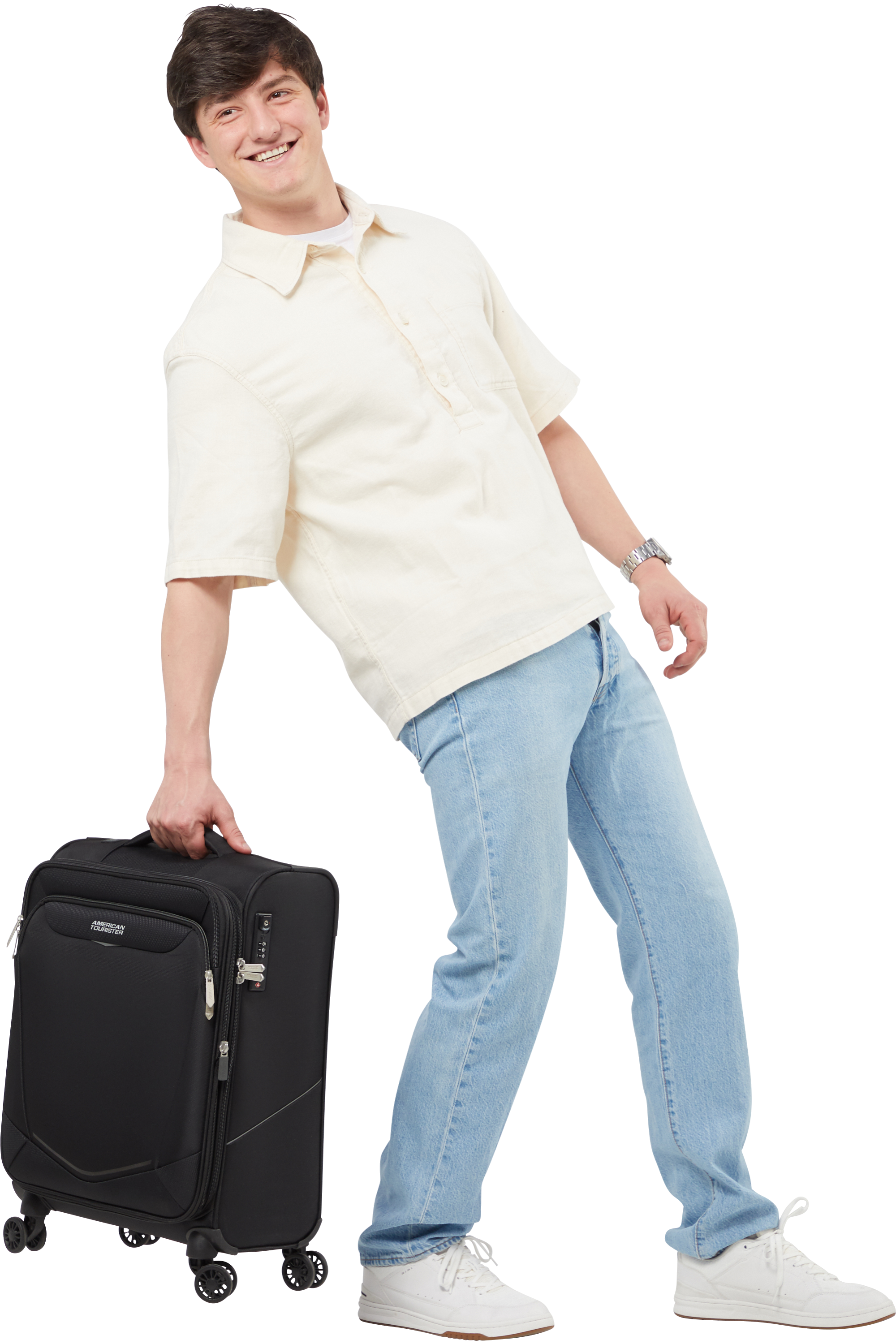 American Tourister SUMMERRIDE Trolley S, Schwarz – Produktansicht 5