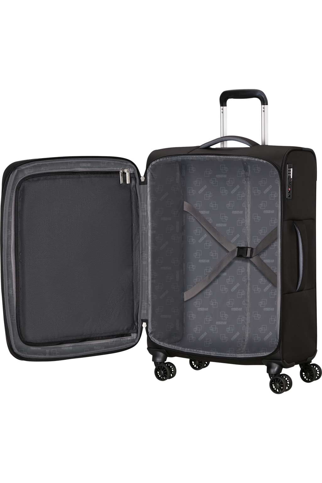 American Tourister CLOUDRIDER Trolley M, Jet Black – Produktansicht 3