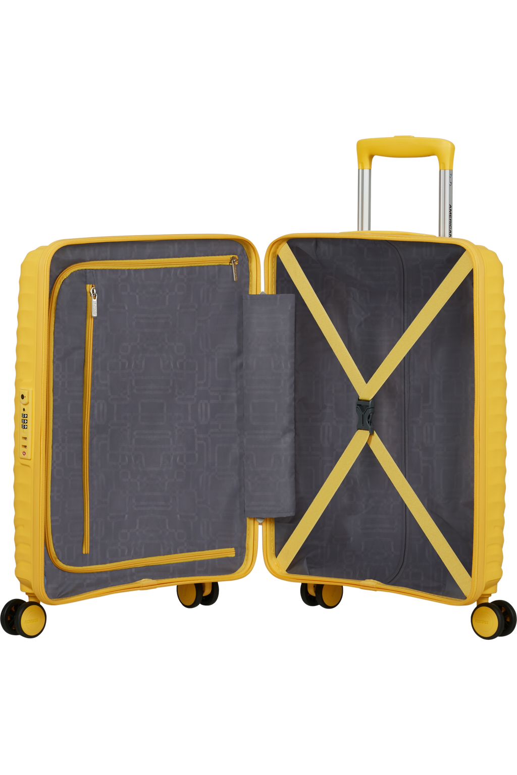 American Tourister DIABLAST Trolley S, Digital Yellow – Produktansicht 3