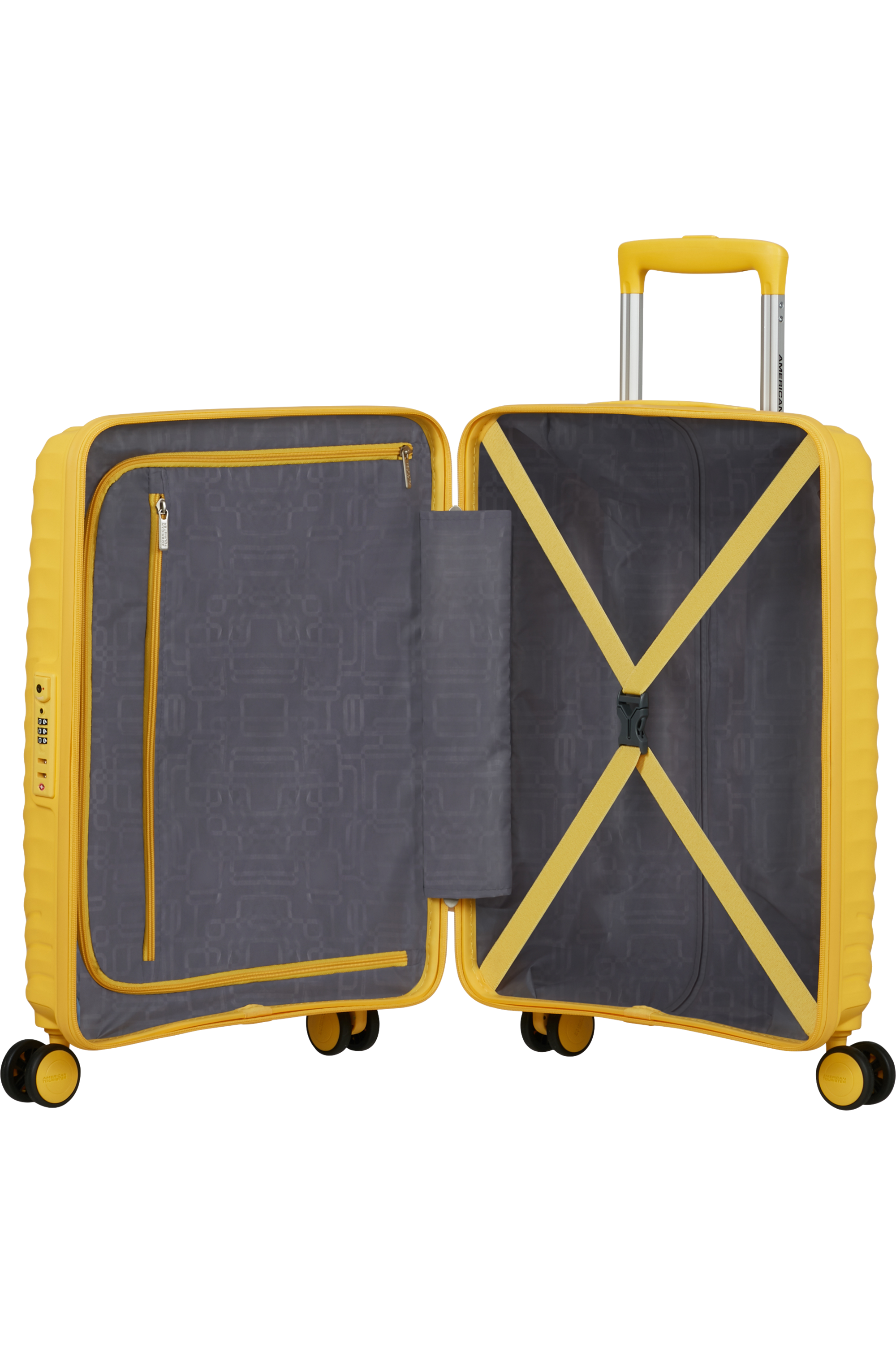 American Tourister DIABLAST Trolley S, Digital Yellow – Produktansicht 3