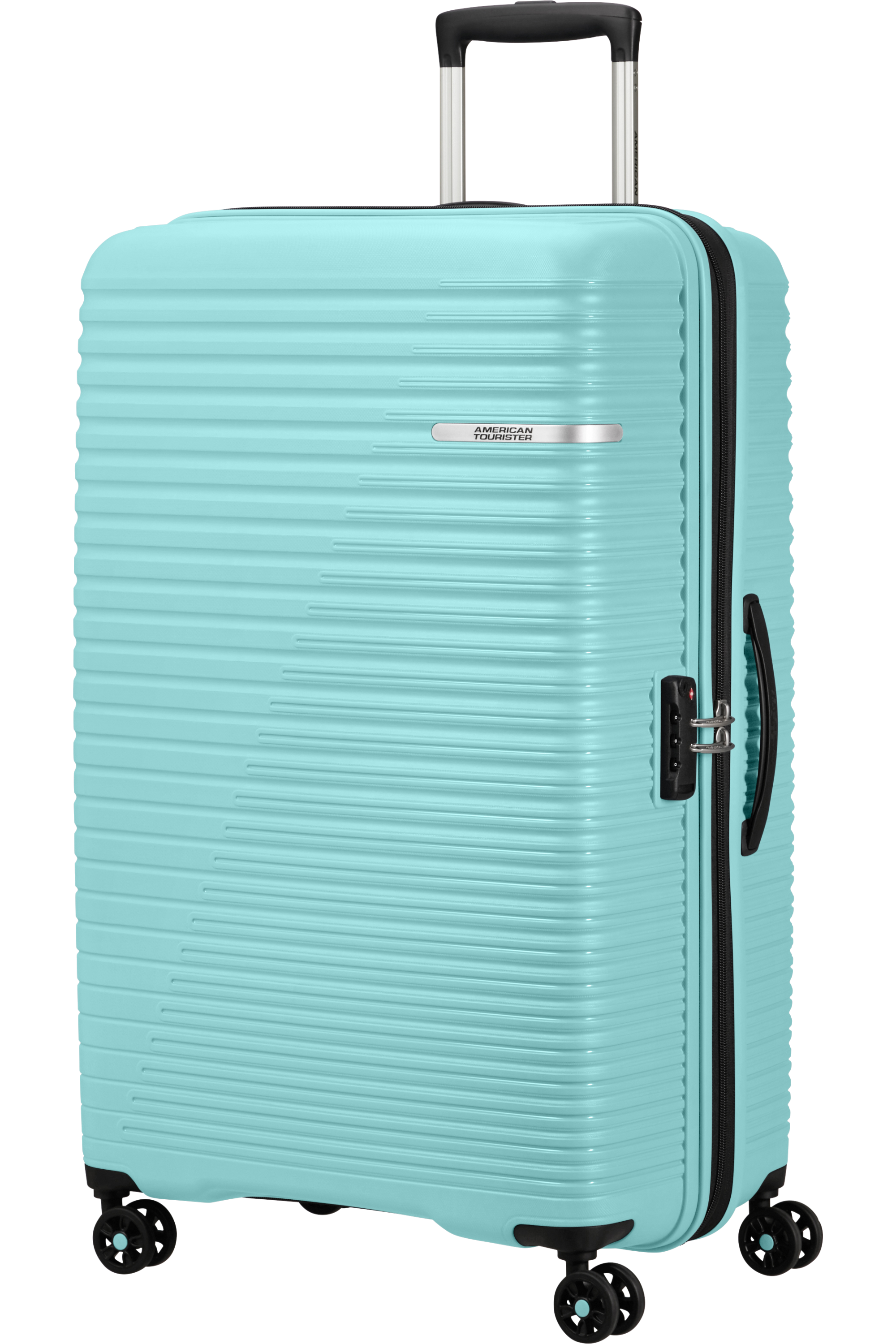 American Tourister LIFTOFF Trolley L, Summer Blue – Produktansicht 2