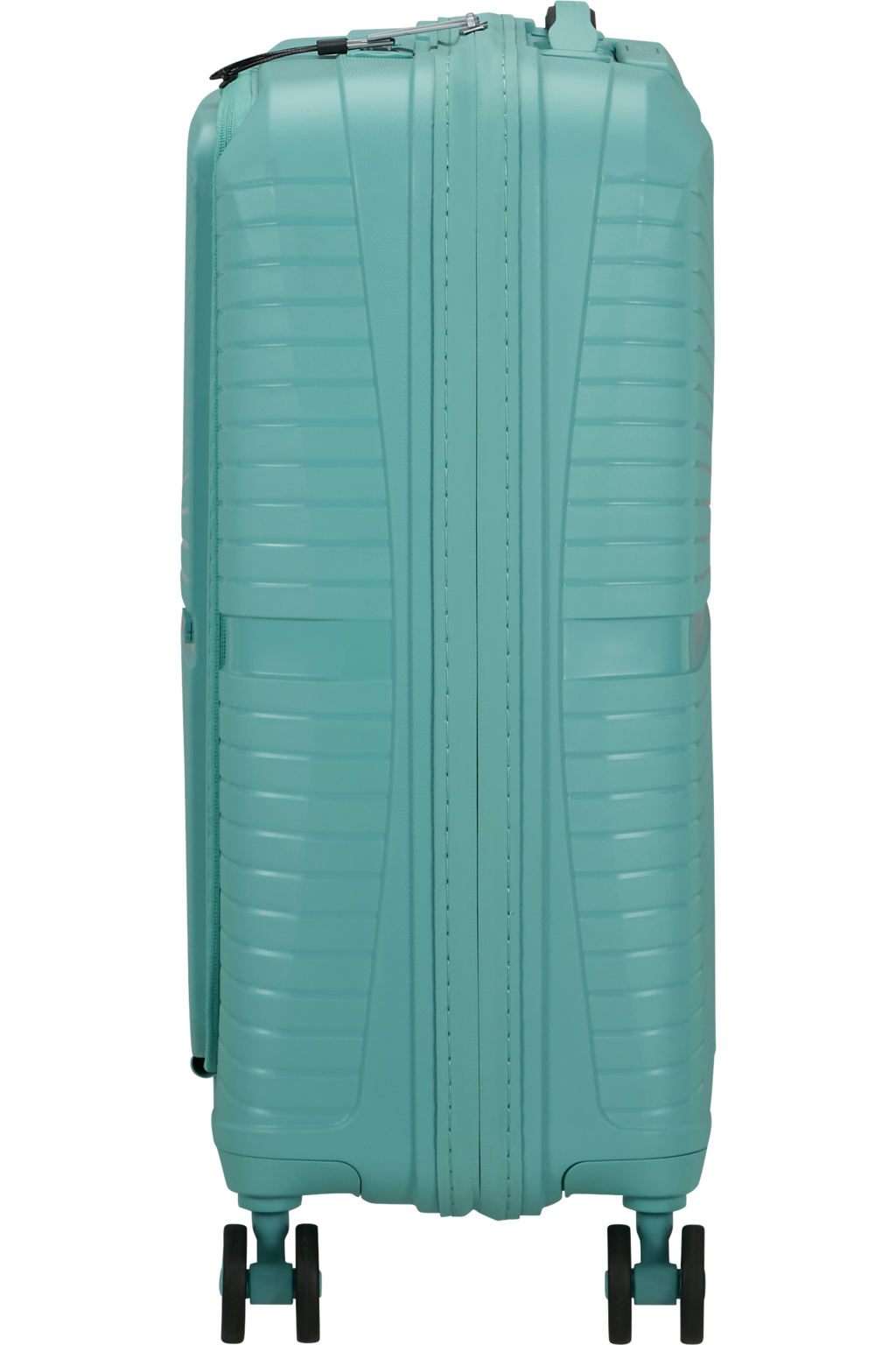 American Tourister AIRCONIC 4w Trolley S Frontloader 15.6", Dusty Turquoise – Produktansicht 4