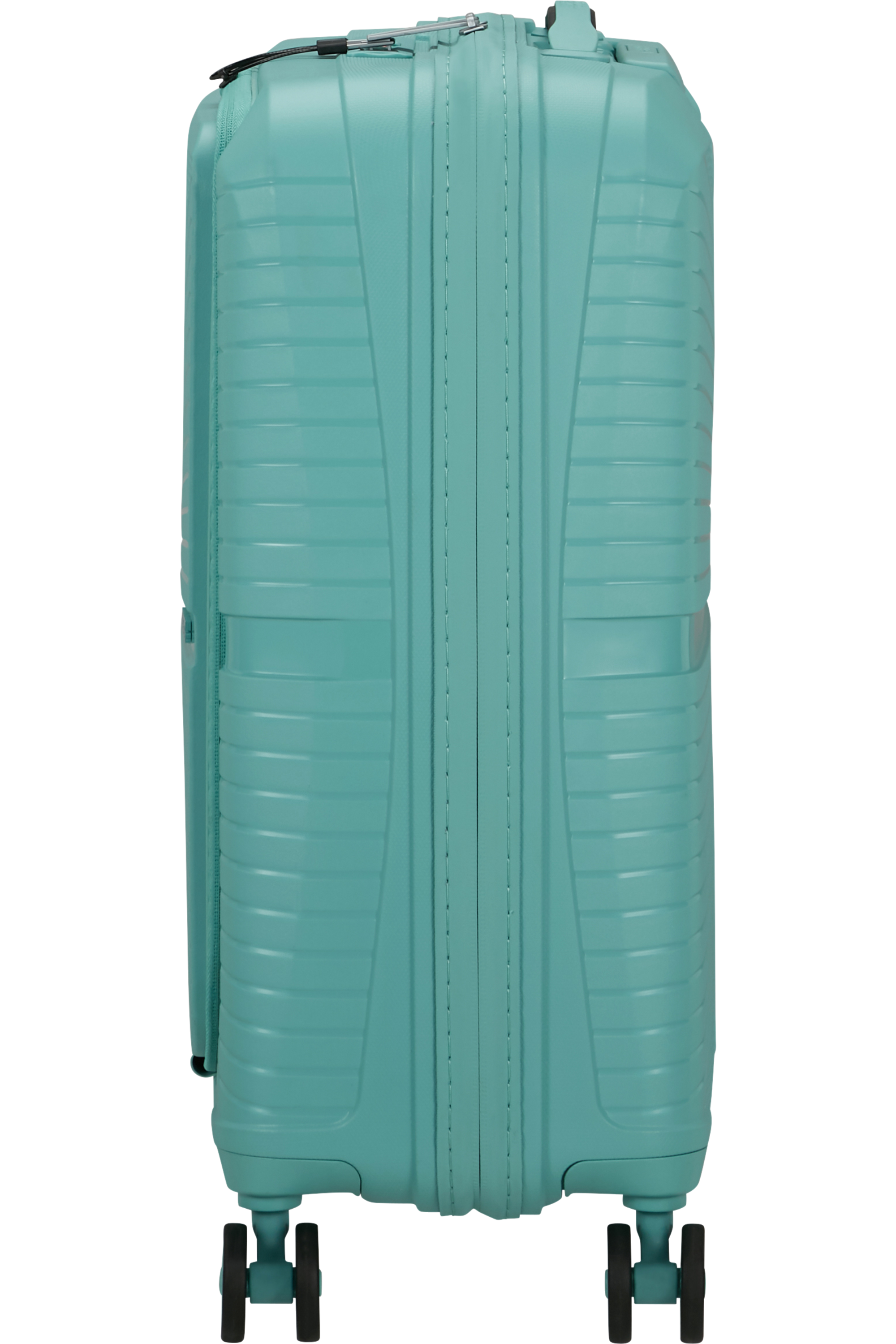 American Tourister AIRCONIC 4w Trolley S Frontloader 15.6", Dusty Turquoise – Produktansicht 4