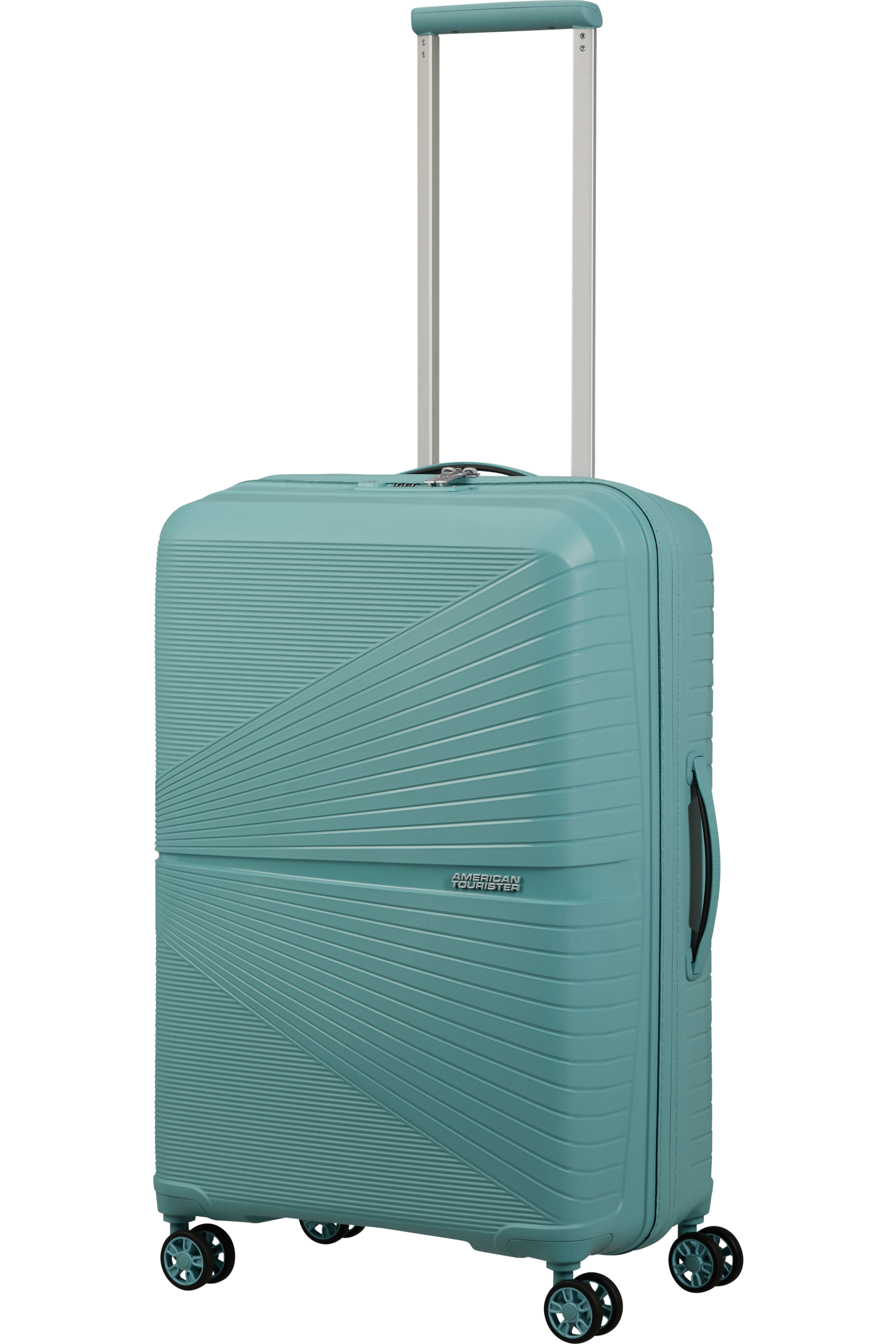 American Tourister AIRCONIC 4w Trolley M, Dusty Turquoise – Produktansicht 6