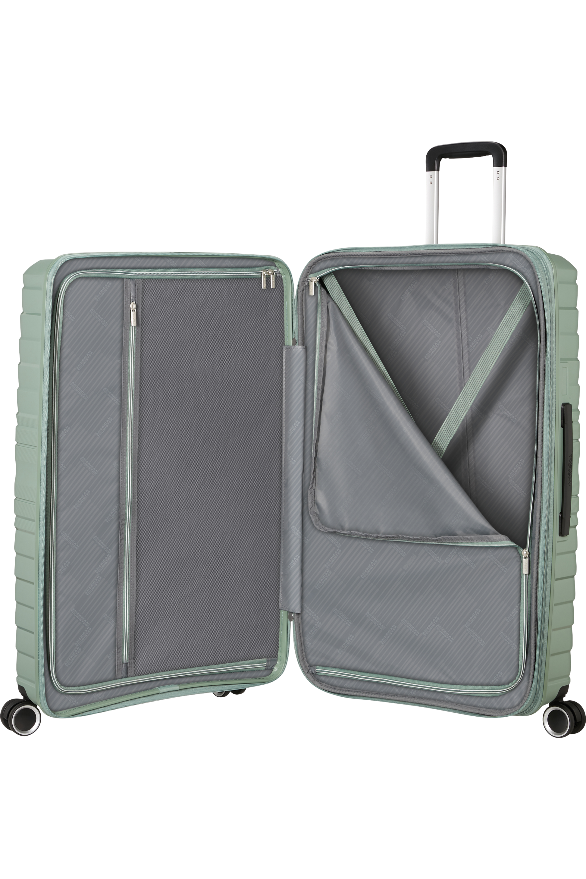 American Tourister FLYTWIST Trolley L, Botanic Green – Produktansicht 3