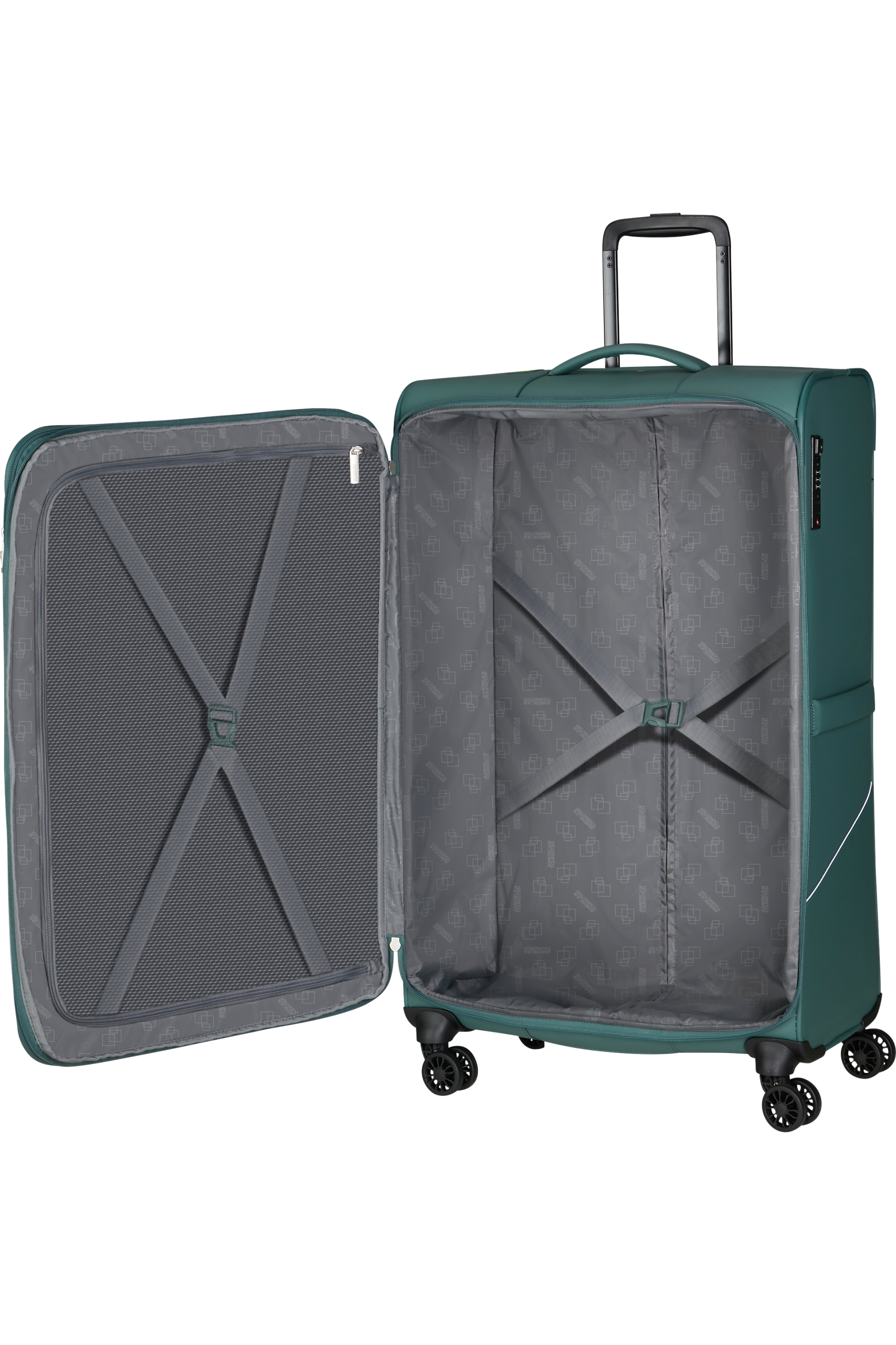 American Tourister SUMMERRIDE Trolley XL, Dark Forest – Produktansicht 3