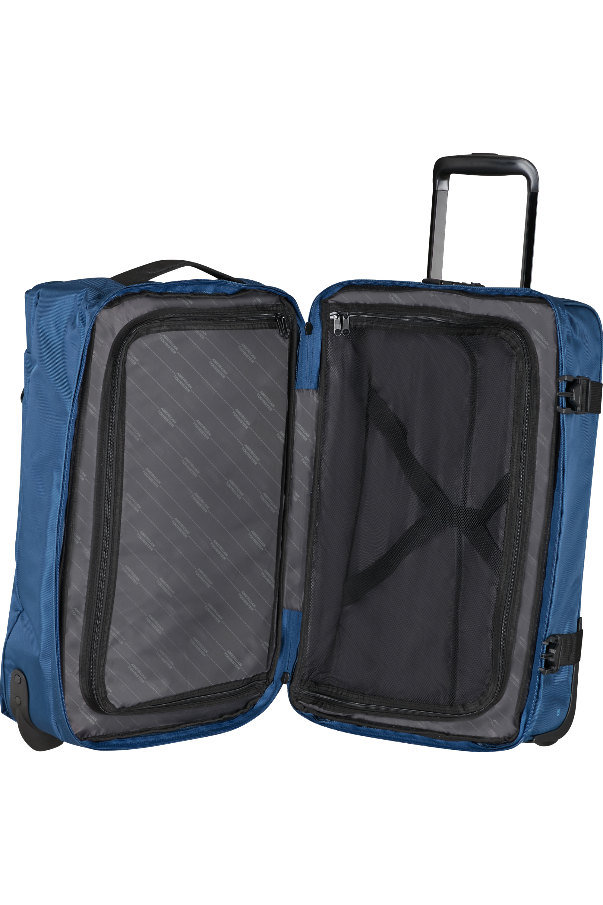 American Tourister URBAN TRACK Rollenreisetasche S, Combat Navy – Produktansicht 3